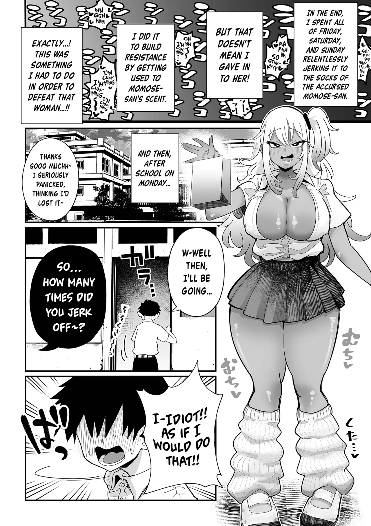 Dekakute Eroi Gal Kouhen | Big and Sexy Gyaru Part 2 page 10 - sole female sole male hentai manga - read online free