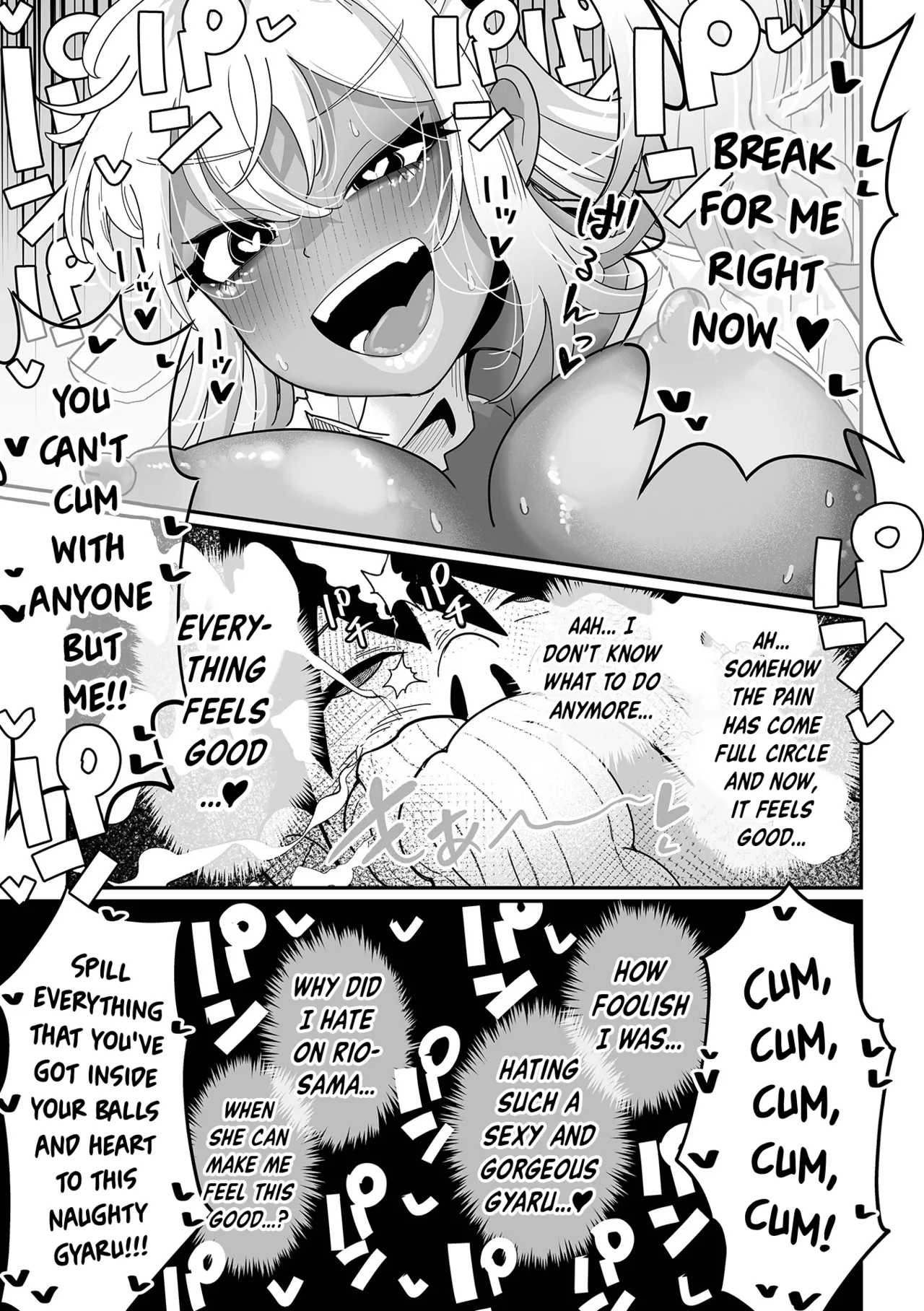 Dekakute Eroi Gal Kouhen | Big and Sexy Gyaru Part 2 page 21 - big breasts humiliation hentai manga - read online free