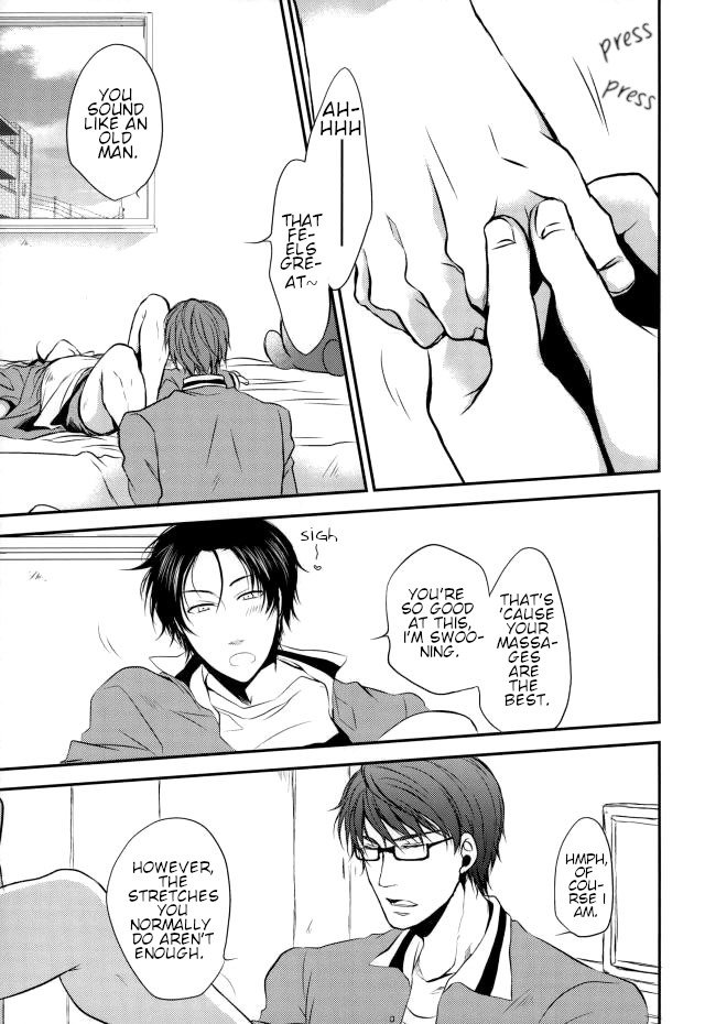 【Rakuban】 Shin-chan's Foot Fetish page 20 featuring kazunari takao kuroko no basuke parody - glasses anal hentai manga - read online free
