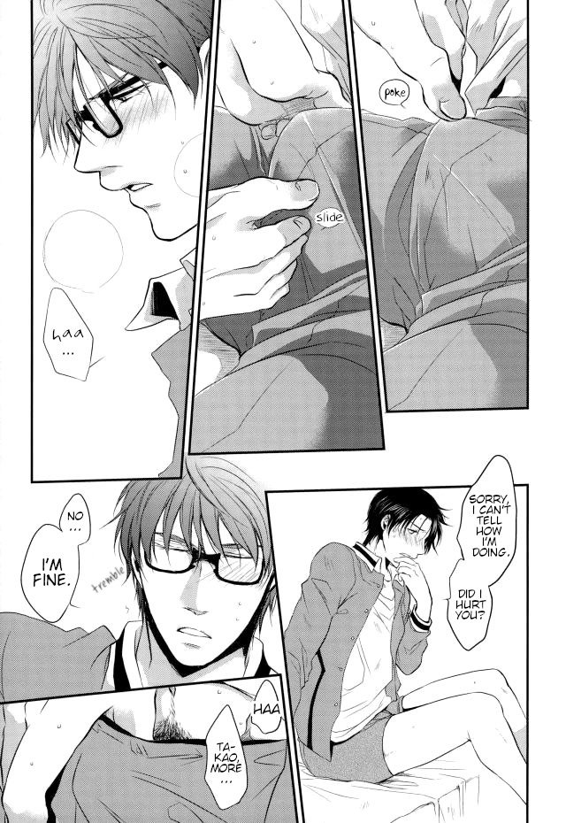 【Rakuban】 Shin-chan's Foot Fetish page 28 featuring kazunari takao kuroko no basuke parody - glasses anal hentai manga - read online free