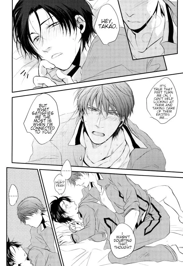 【Rakuban】 Shin-chan's Foot Fetish page 35 featuring kazunari takao kuroko no basuke parody - glasses anal hentai manga - read online free