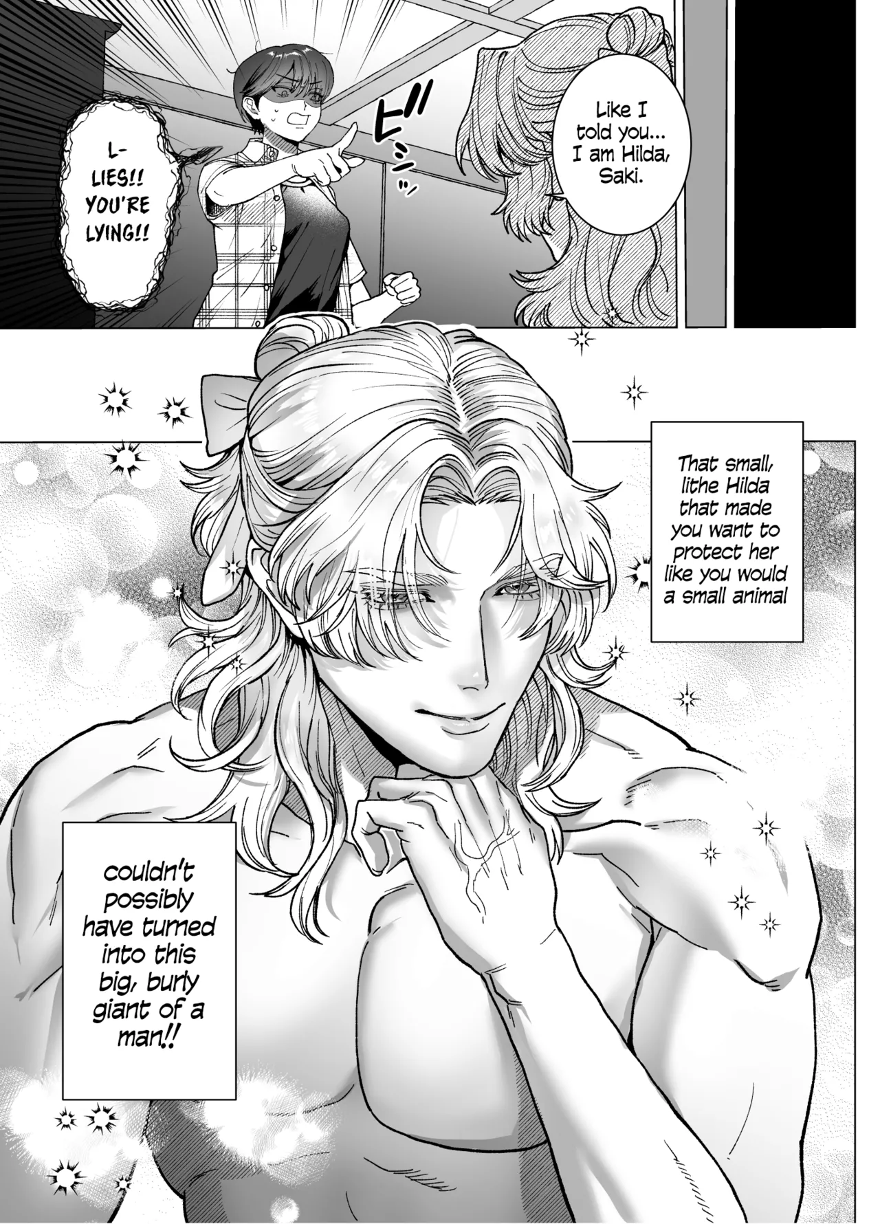 The Beautiful Princess♂ Wants to Dote on the Noble Night♀ page 22 original parody - transformation tomboy hentai manga - read online free