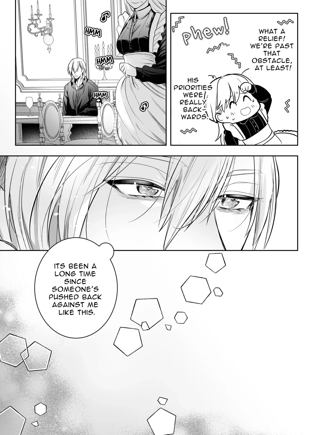 Majutsushi no Kakan | The Magician's Flowery Cage page 23 original parody - maid kissing hentai manga - read online free