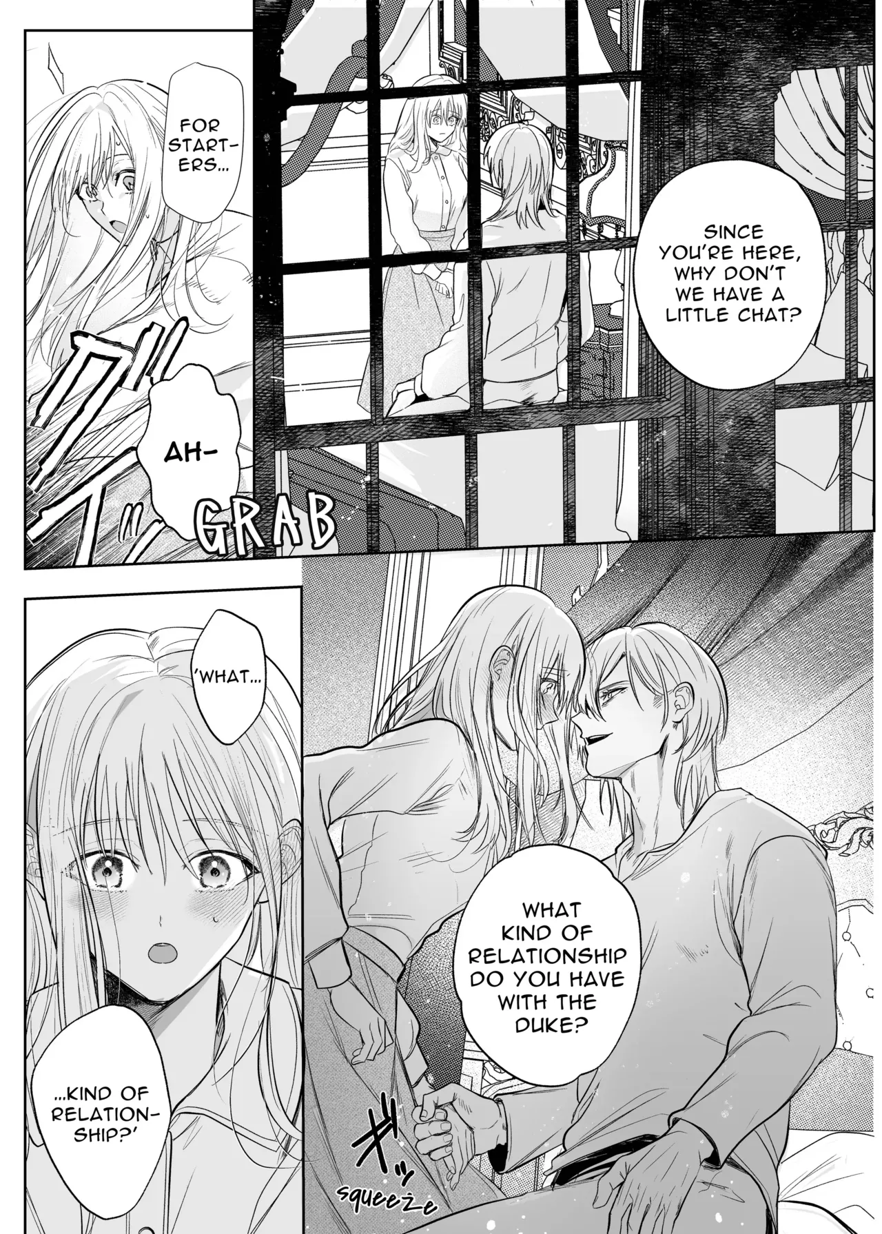 Majutsushi no Kakan | The Magician's Flowery Cage page 32 original parody - maid kissing hentai manga - read online free