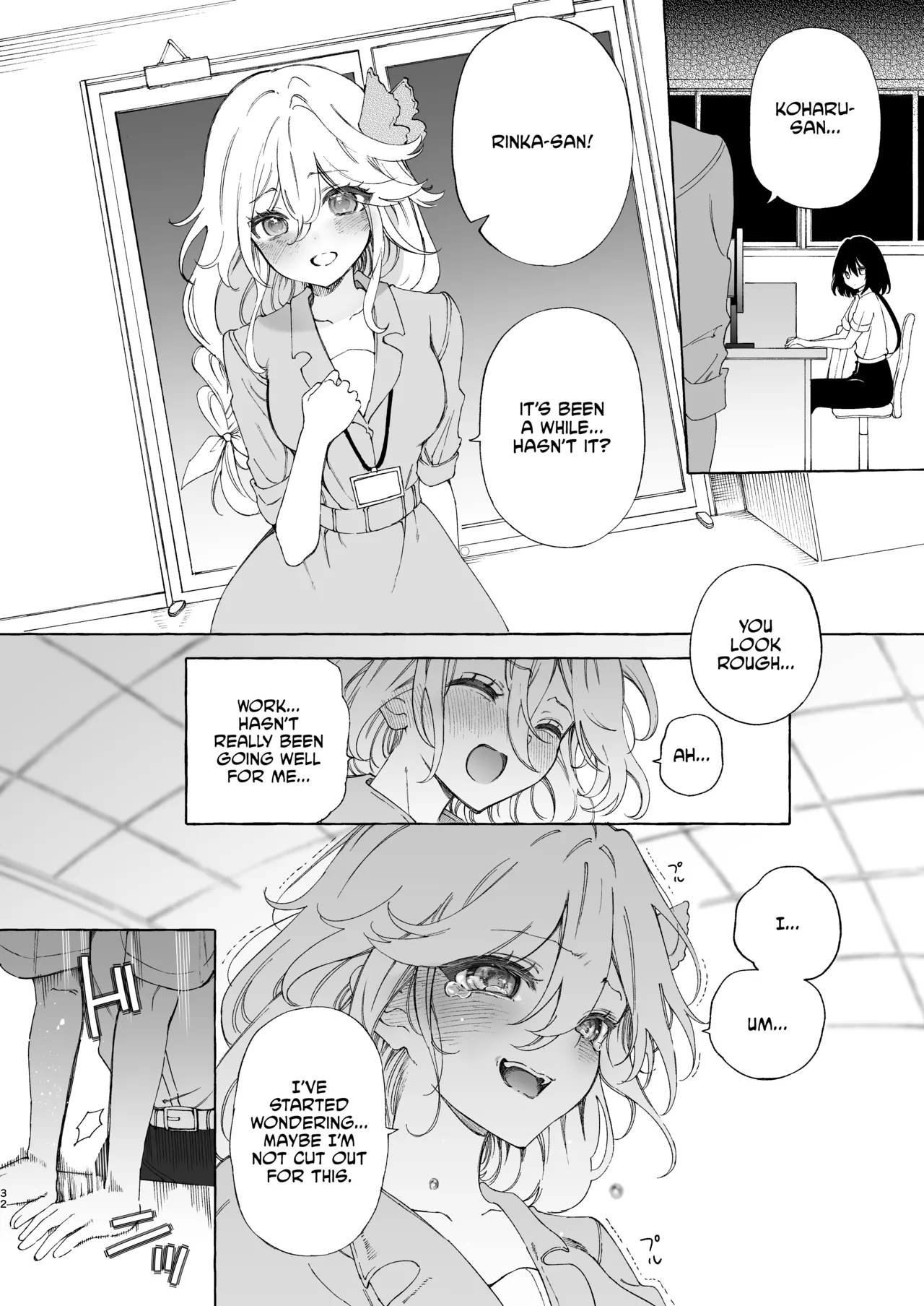 Mimi de Koishita Douryou page 32 original parody - squirting kissing hentai manga - read online free