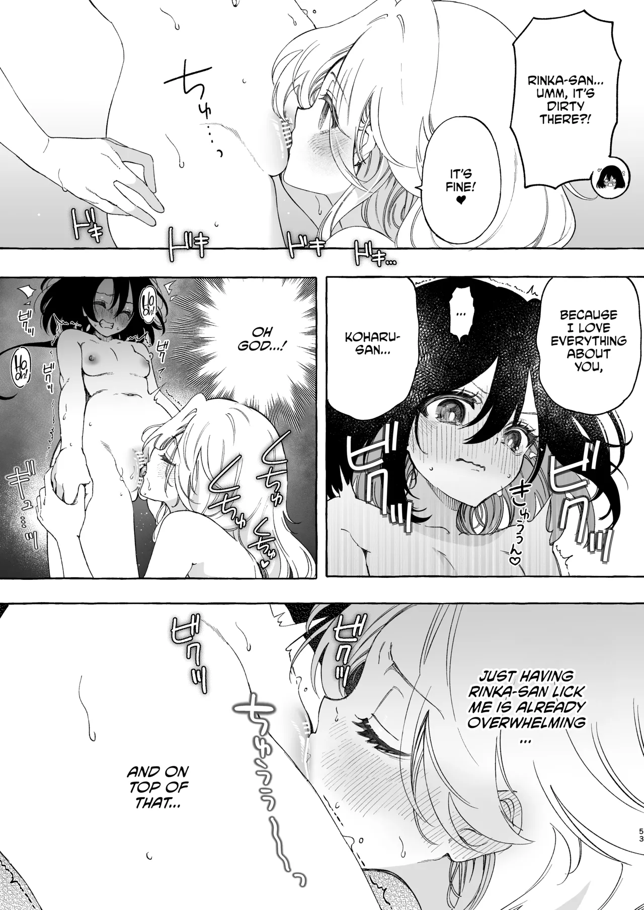 Mimi de Koishita Douryou page 53 original parody - squirting kissing hentai manga - read online free