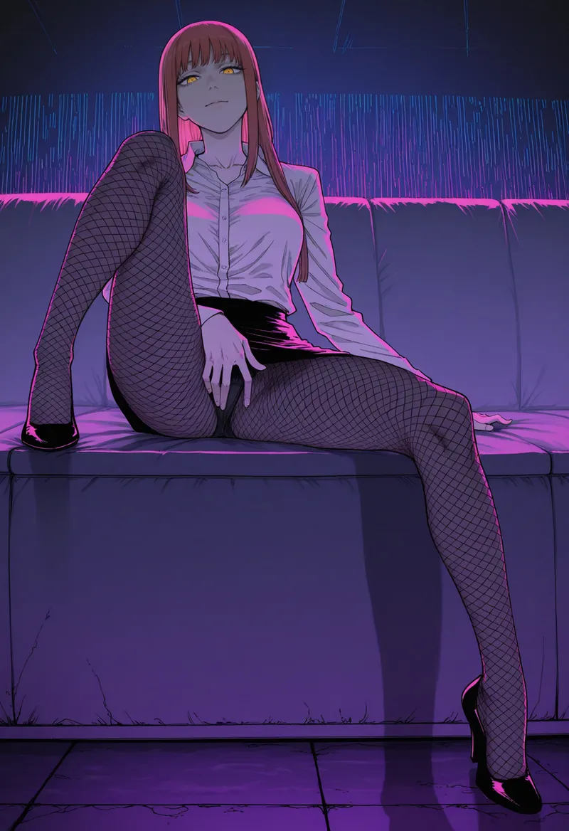 Zloimakak page 154 featuring rumi usagiyama chainsaw man parody - ai generated hentai manga - read online free