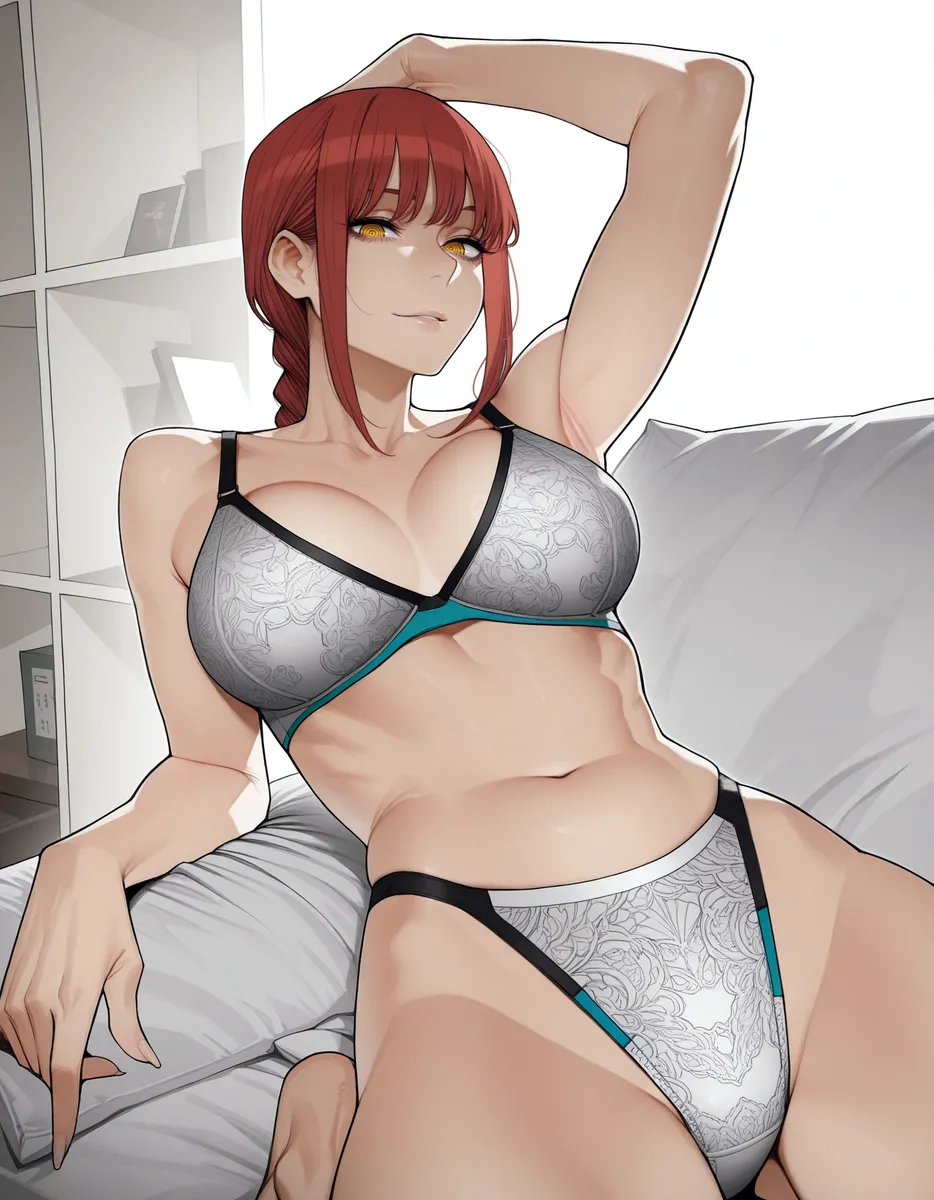 Zloimakak page 164 featuring makima chainsaw man parody - ai generated hentai manga - read online free