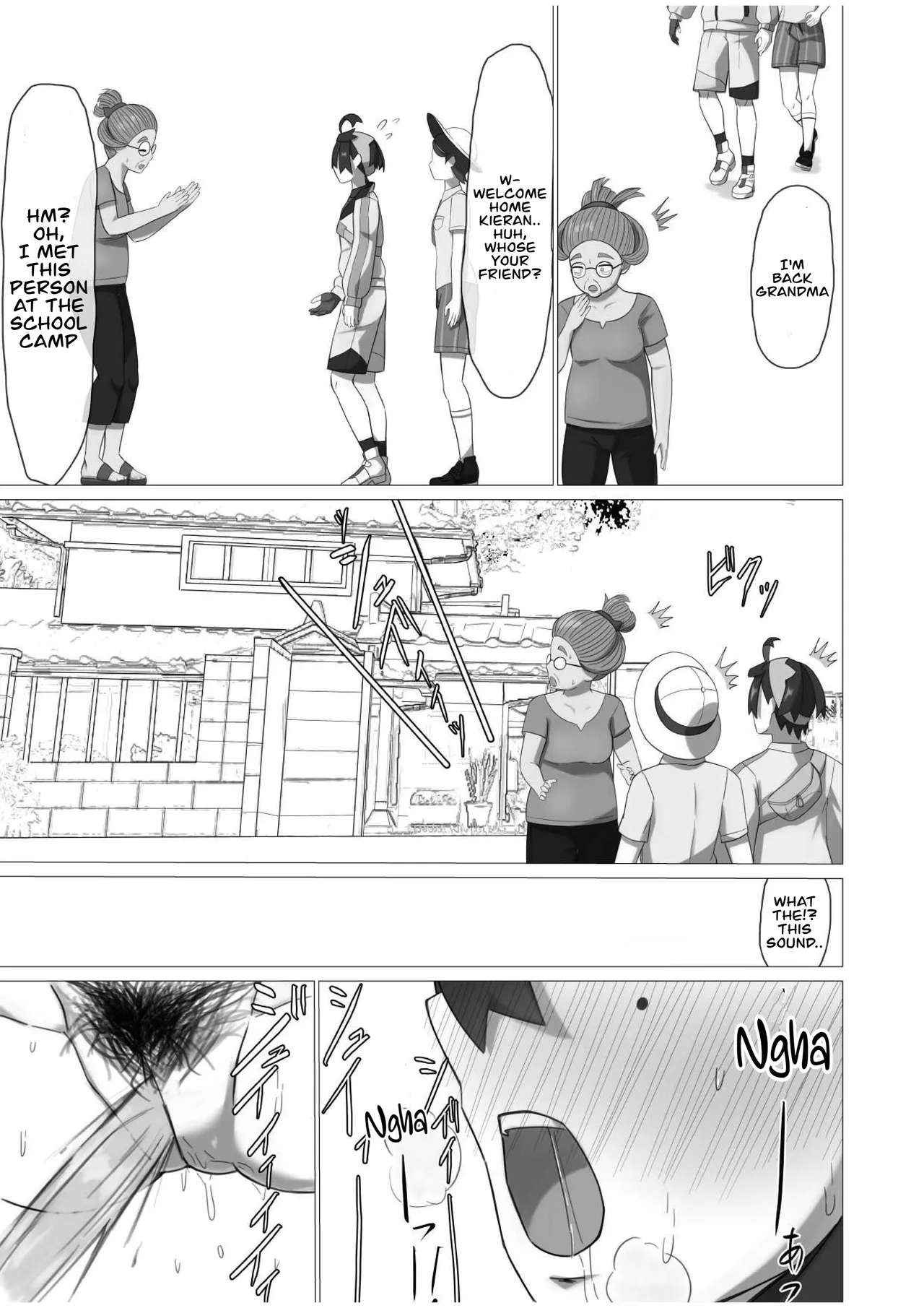 A sound of rushing liquid echoes throughout Kitakami page 13 featuring kieran pokemon parody - beauty mark no penetration hentai manga - read online free