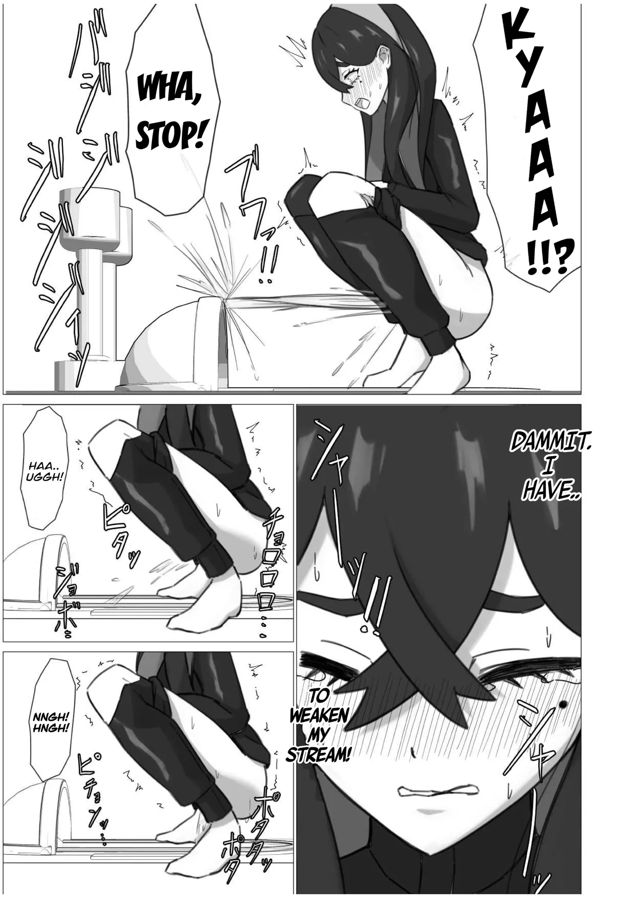 A sound of rushing liquid echoes throughout Kitakami page 17 featuring kieran pokemon parody - beauty mark no penetration hentai manga - read online free