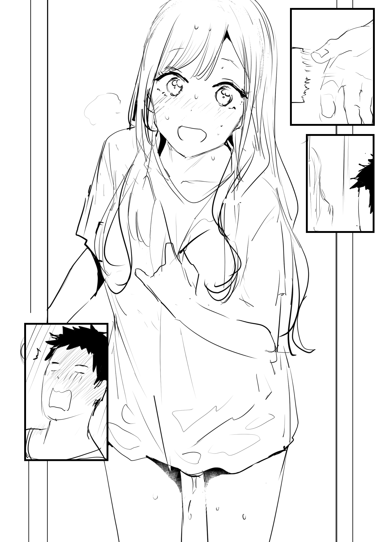 海夢 page 27 featuring marin kitagawa sono bisque doll wa koi o suru parody - old man schoolgirl uniform hentai manga - read online free