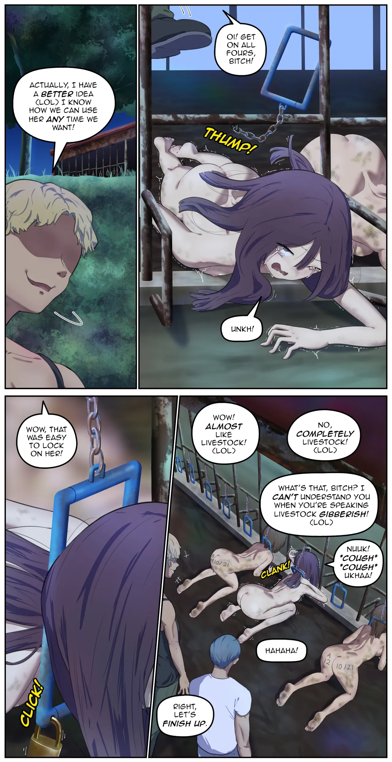 Page 2 of On the way home, at the barn at night part2 【Translated by kochakaden】