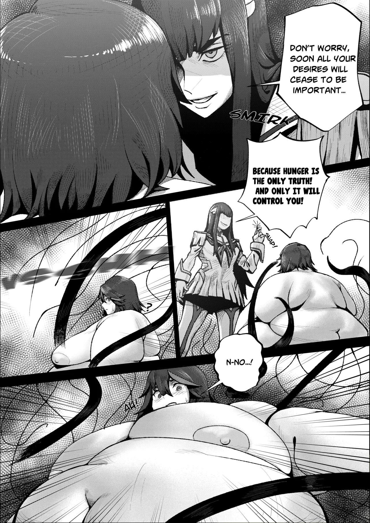 Persi - Kill La Kill WG page 13 featuring satsuki kiryuuin kill la kill parody - bbw weight gain hentai manga - read online free