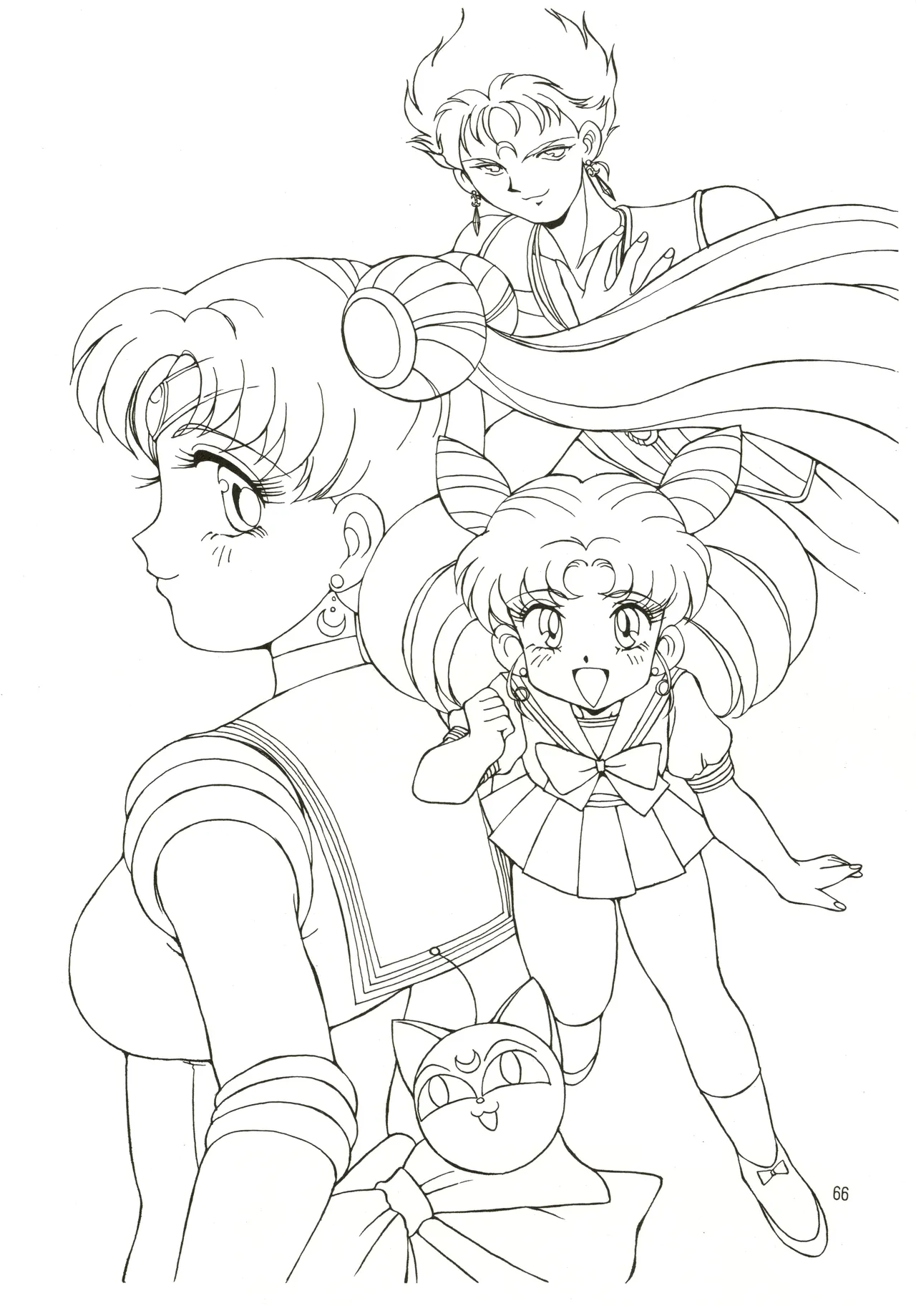 Mizuyoukan WORKS page 67 featuring sailor jupiter fushigi no umi no nadia parody - big breasts bondage hentai manga - read online free