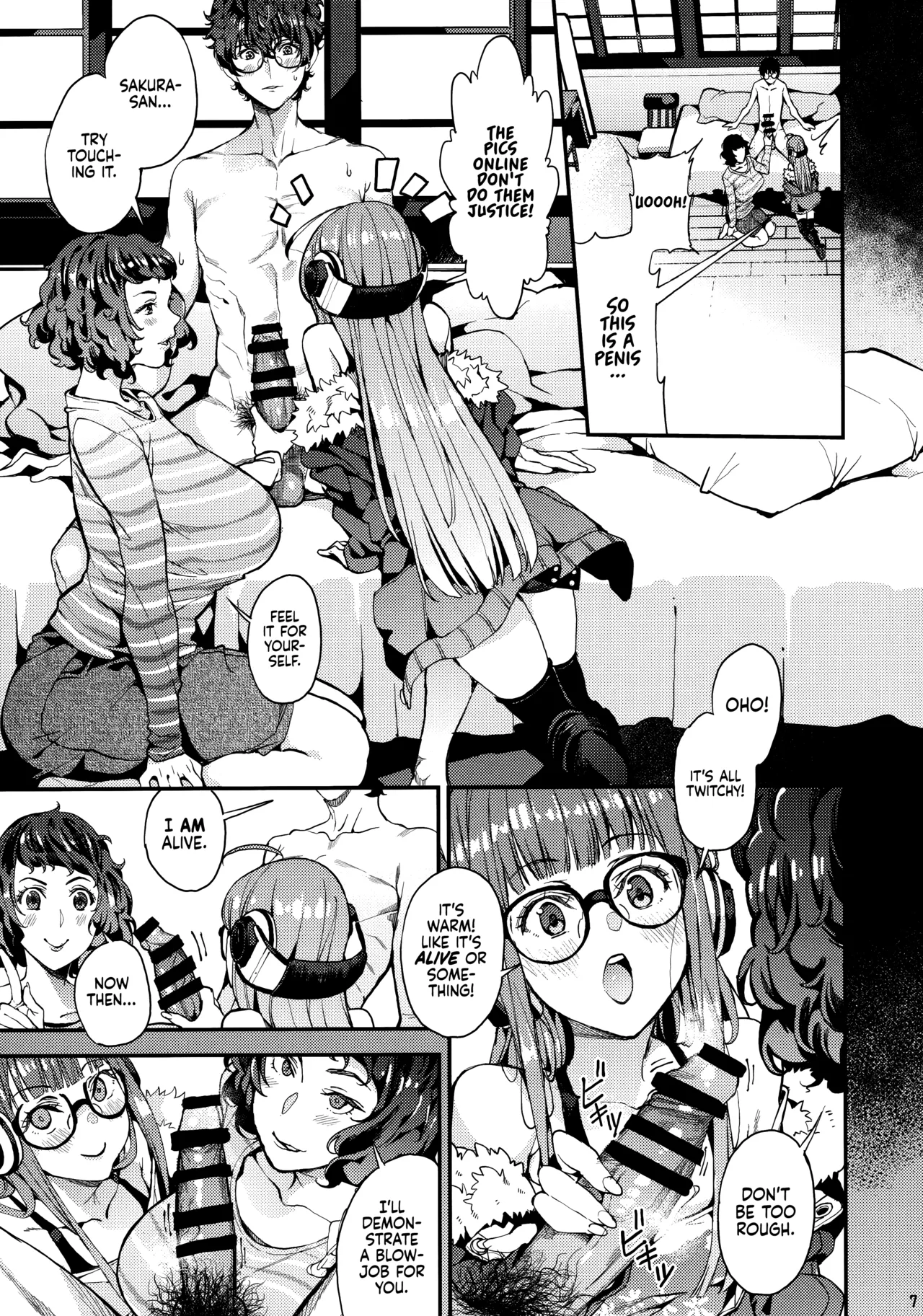 Kawakami Sensei to Futaba no Himitsu Kojin Jugyou | Kawakami-Sensei and Futaba's Secret Private Lessons page 9 featuring sadayo kawakami persona 5 parody - sole male hairy hentai manga - read online free