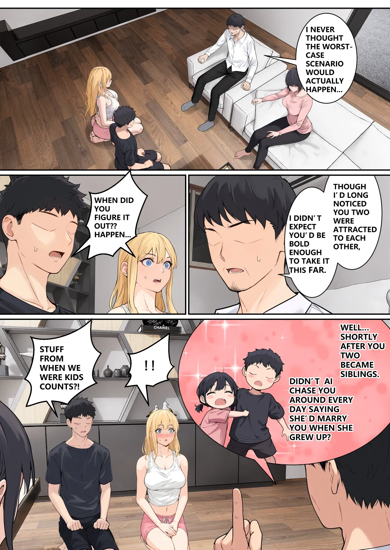 My AR glasses can see various stats about my foster sister?! page 145 original parody - inseki big breasts hentai manga - read online free
