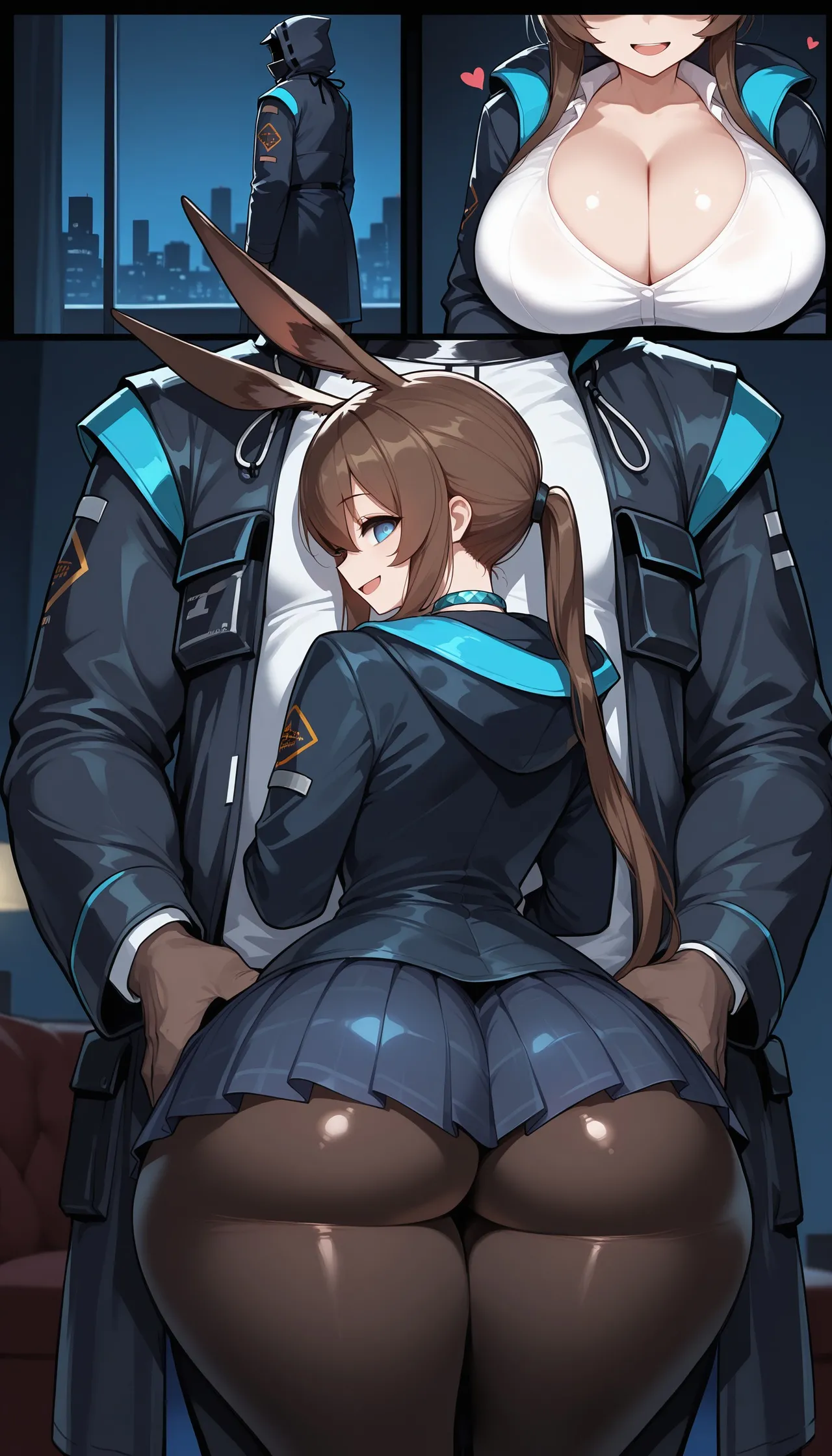 Arknight BBC Amiya and Absinthe rahmat ai generated page 10 featuring amiya arknights parody - uncensored dark skin hentai manga - read online free