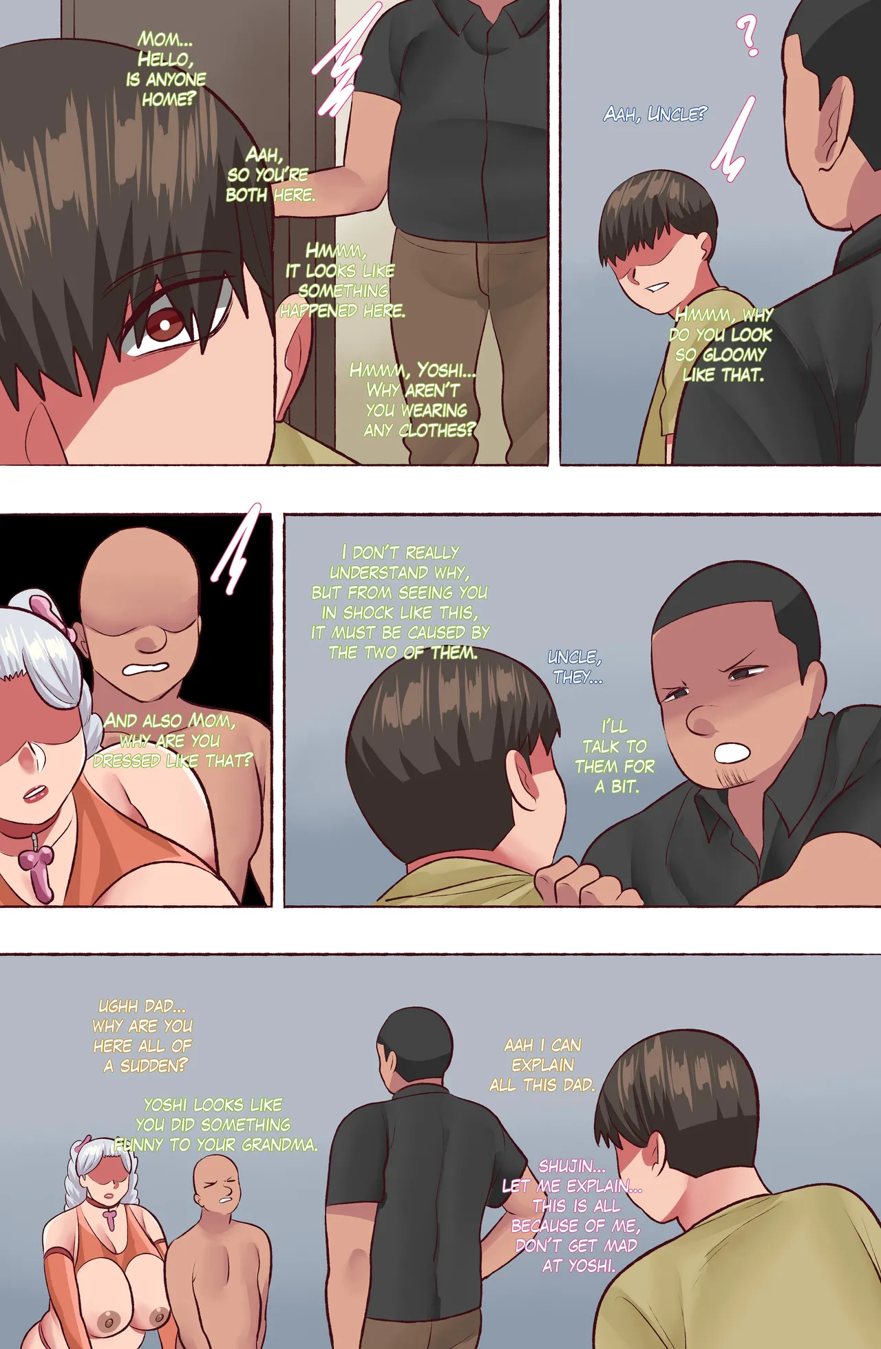 Don't steal my grandma part 4 page 20 original parody - full color stockings hentai manga - read online free