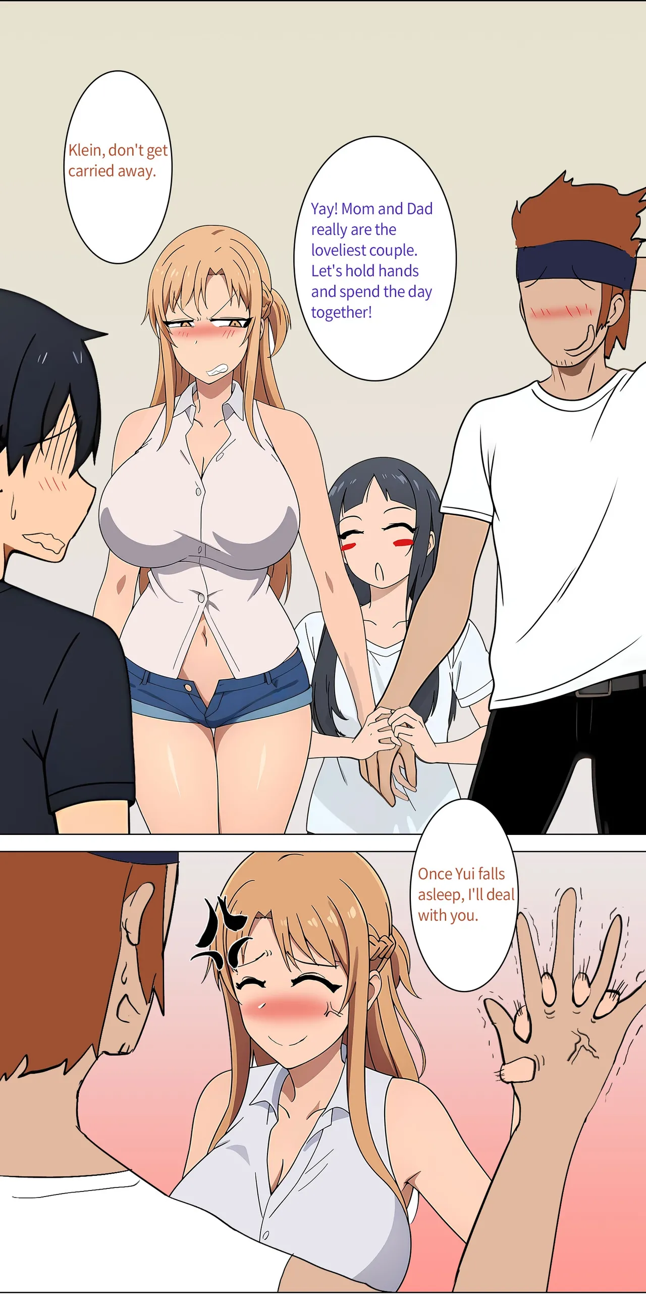 Asuna family 1-32 page 12 featuring asuna yuuki sword art online parody - full color big breasts hentai manga - read online free