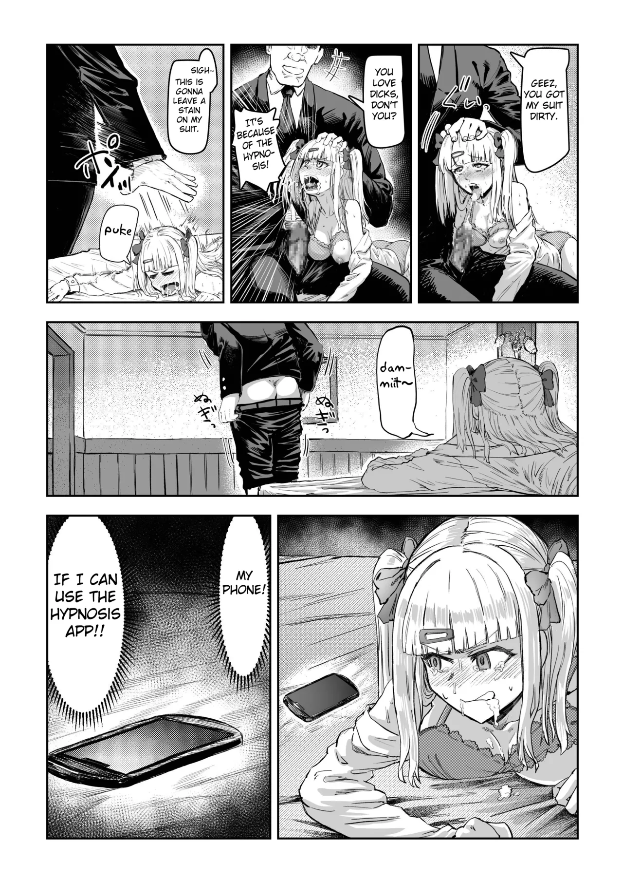 Gal ga Saimin Kakeyou to Shitara Kaeriuchi Saremashita page 17 original parody - business suit unusual pupils hentai manga - read online free