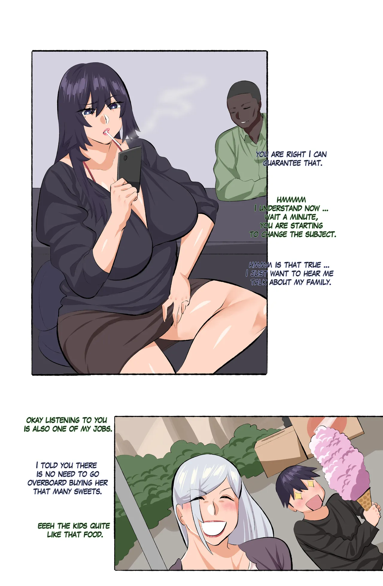 Granny Anastasia part 1 page 9 original parody - full color beauty mark hentai manga - read online free