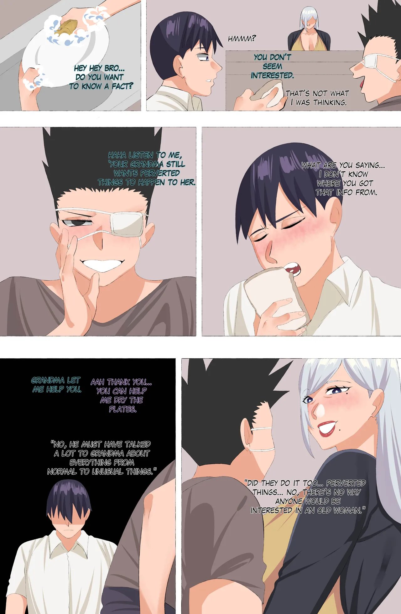 Granny Anastasia part 3 page 10 original parody - full color beauty mark hentai manga - read online free