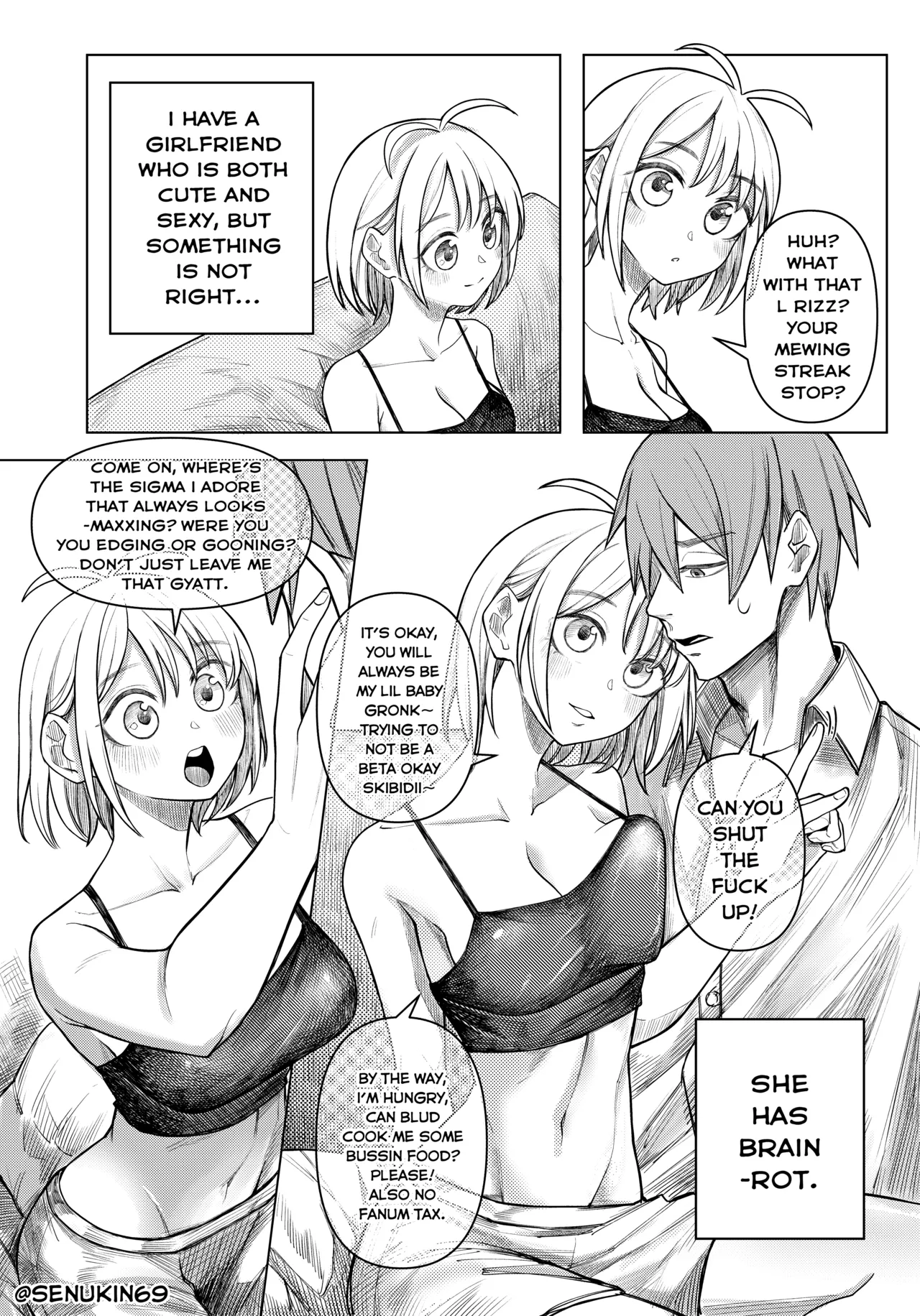 Page 3 of [Senukin] Brainrot Girlfriend [ongoing]