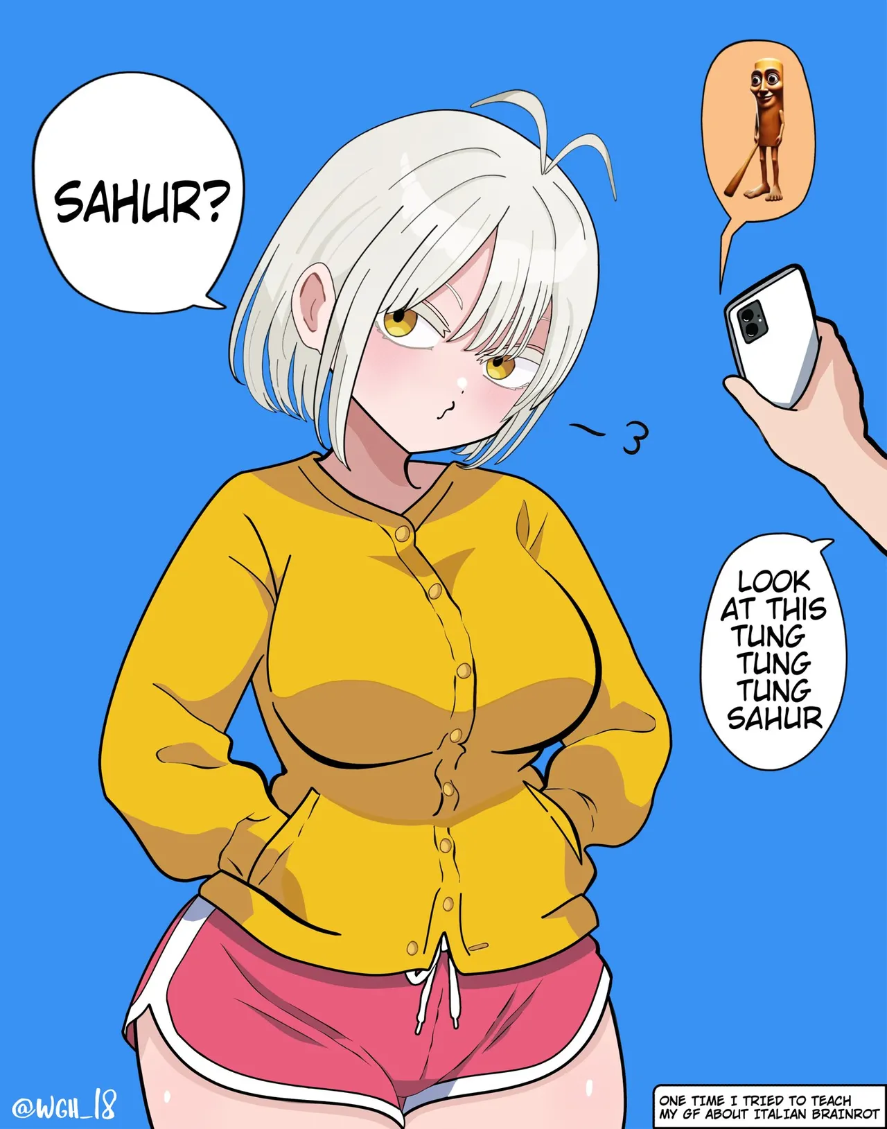 Brainrot Girlfriend page 72 original parody - big breasts hotpants hentai manga - read online free