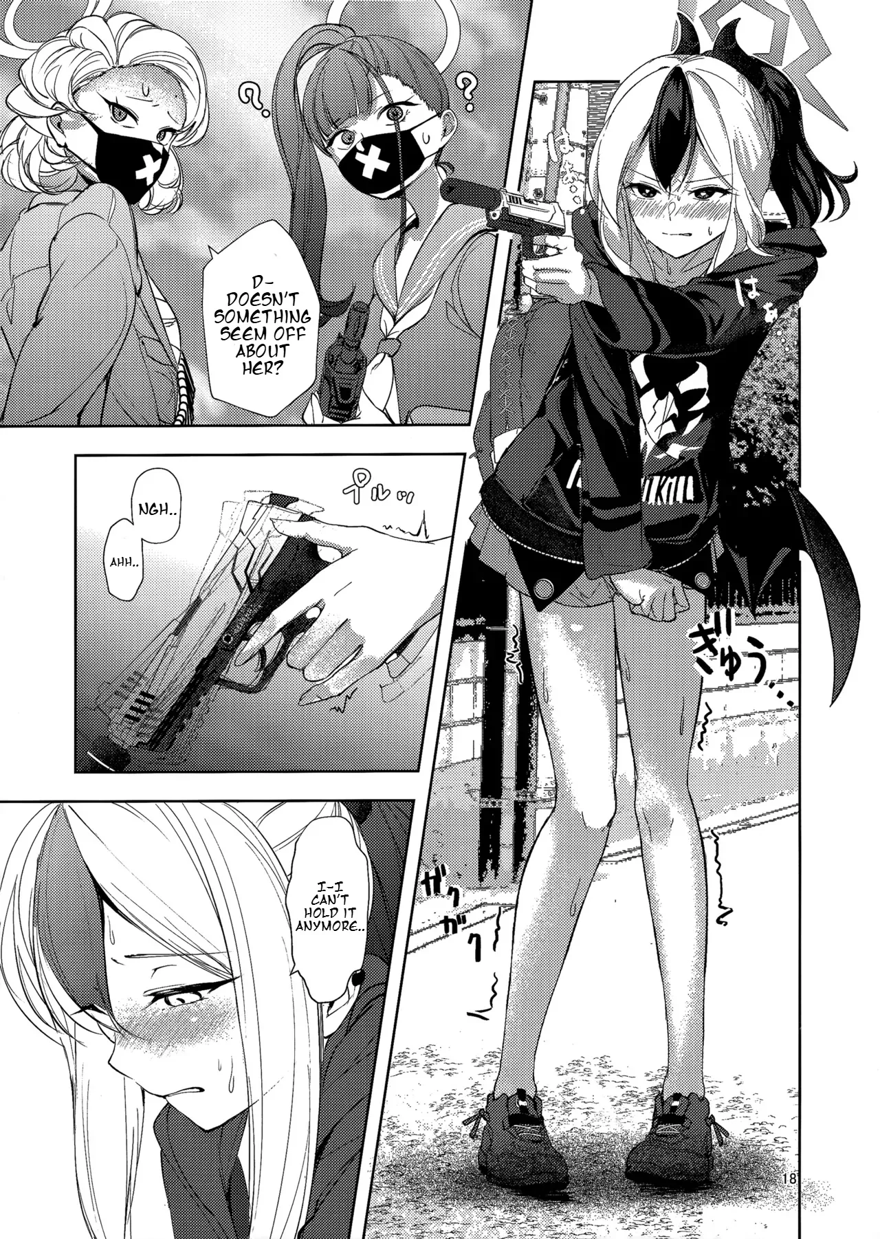 Bisho Bisho Archive page 17 featuring aru rikuhachima blue archive parody - no penetration halo hentai manga - read online free