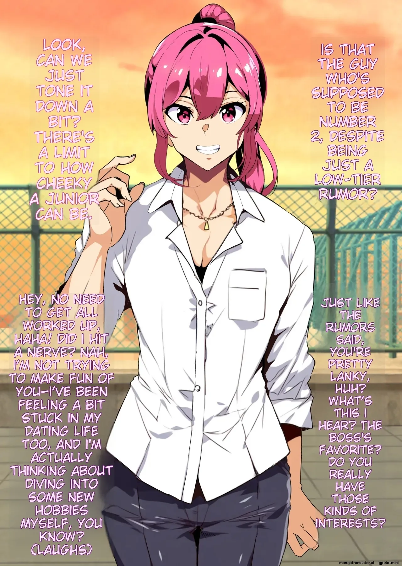 A female boy who lost a fight, a strong male who transferred schools, and a close female friend whom he admires is made to fall for him page 26 original parody - rough translation anal hentai manga - read online free