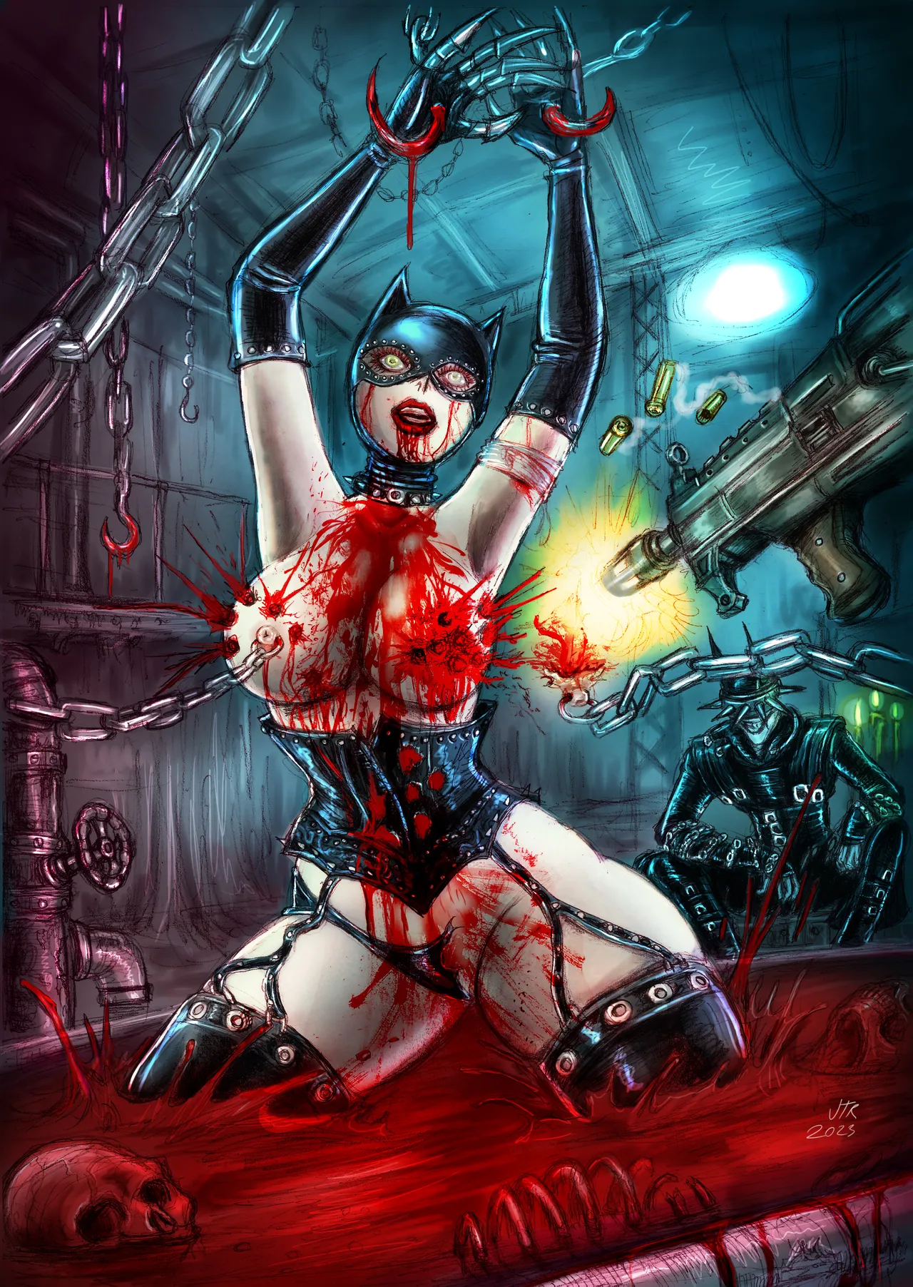 JTR DOLLS page 38 featuring android 18 sailor moon parody - guro ryona hentai manga - read online free