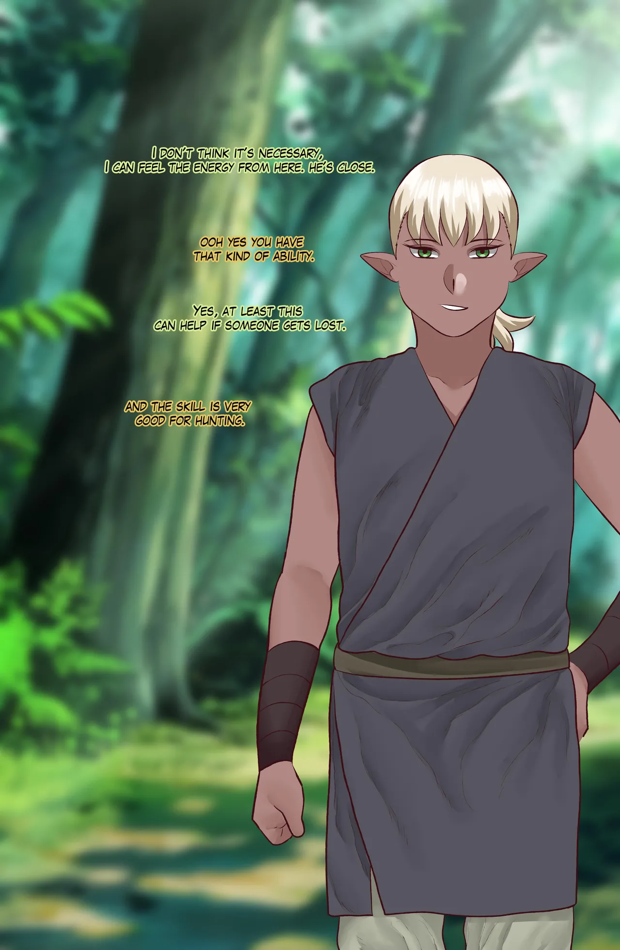 Onegai Elf Sensei page 13 original parody - beauty mark blindfold hentai manga - read online free