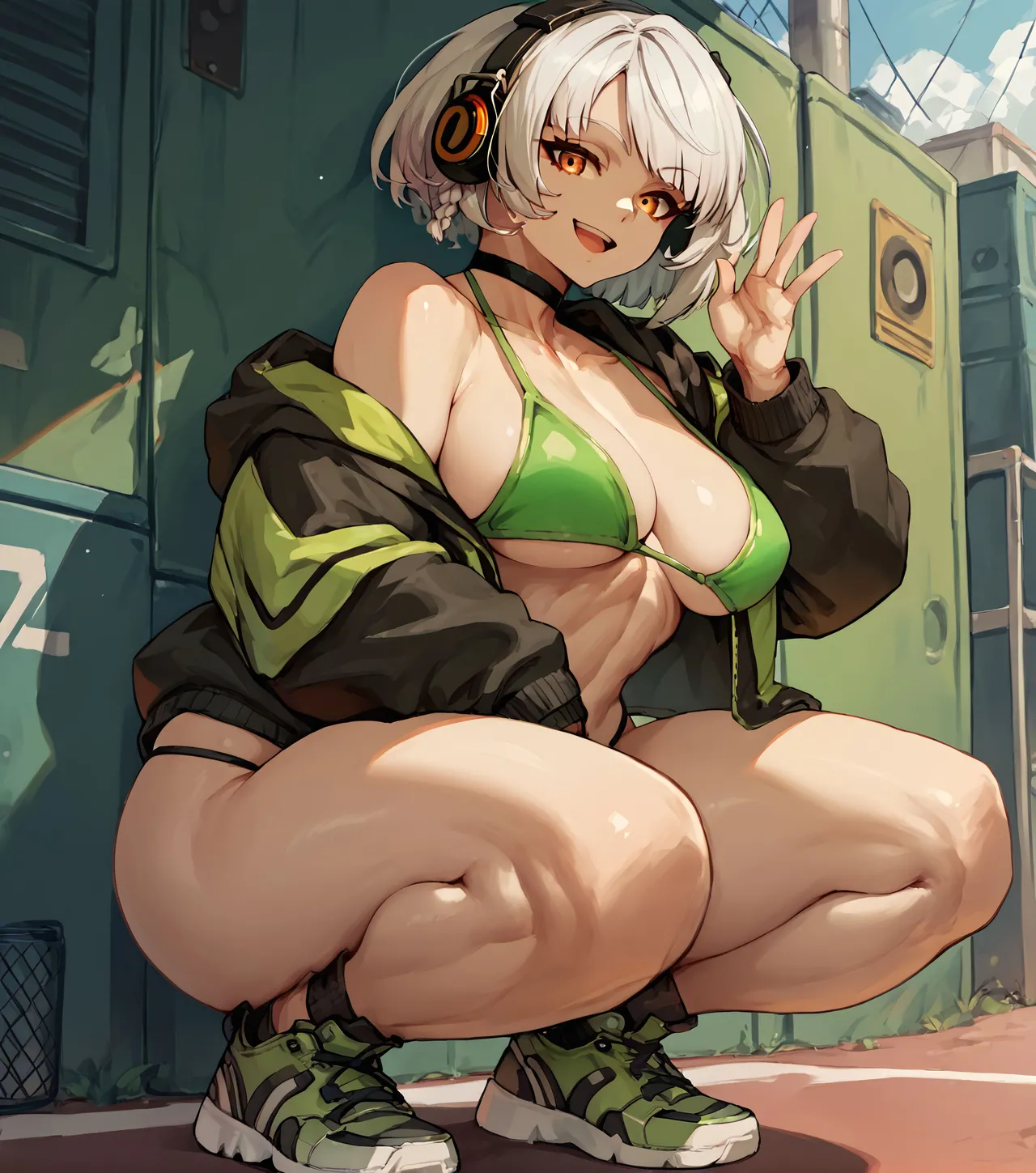 Anby sakaro ai generated page 52 featuring anby demara zenless zone zero parody - big penis uncensored hentai manga - read online free