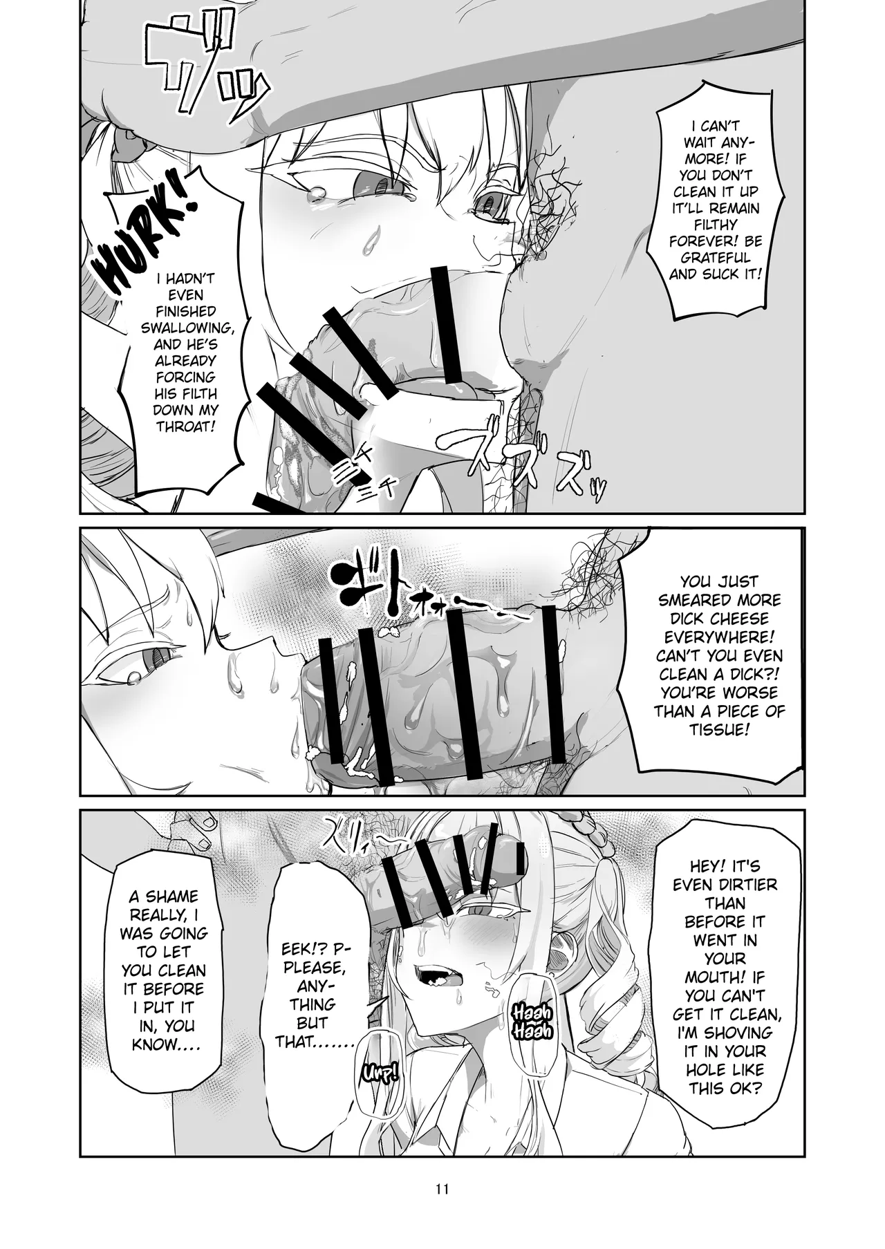 Furyou Ojou-sama Saikyouiku | Reforming the Delinquent Young Lady page 11 original parody - nakadashi big breasts hentai manga - read online free