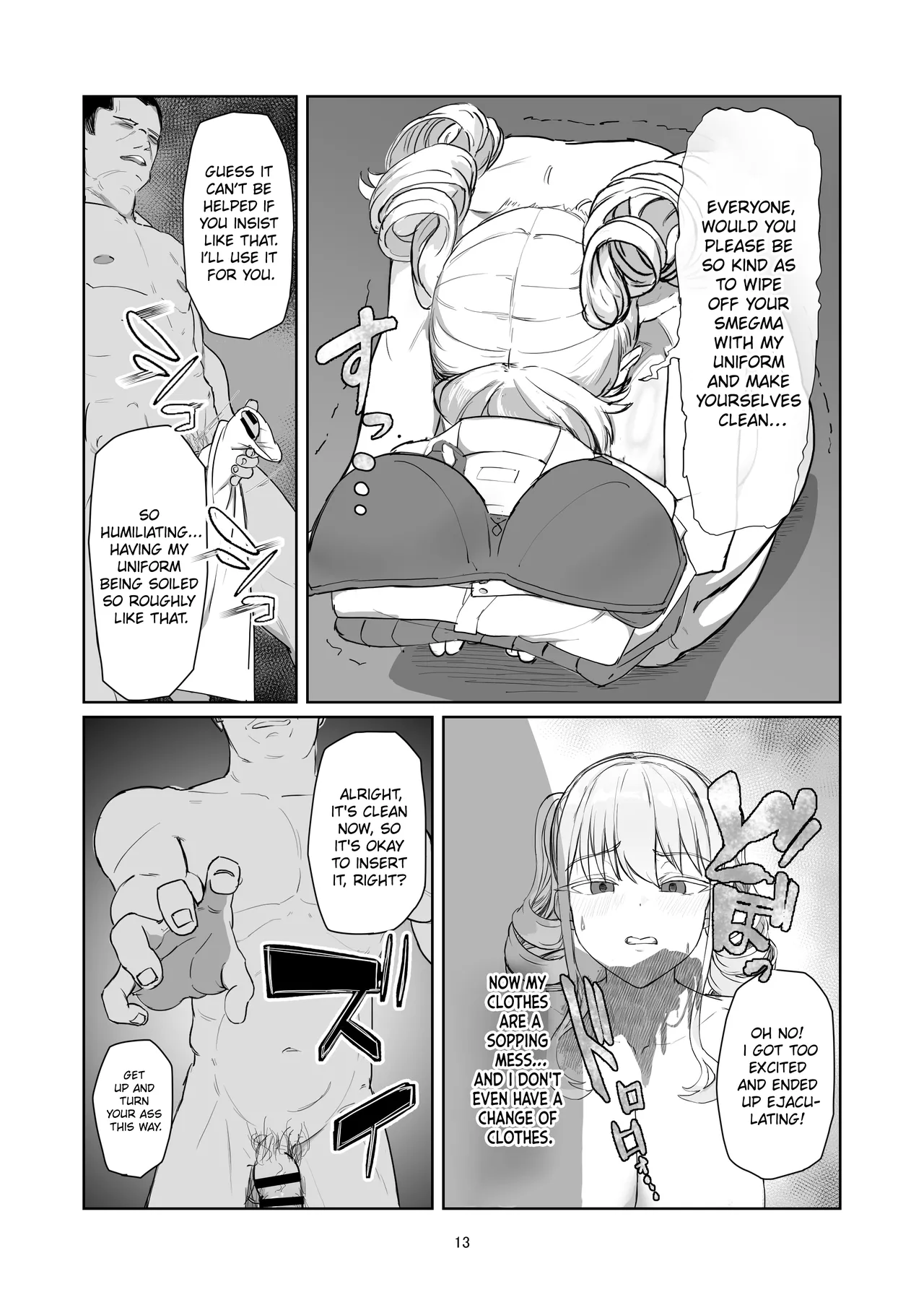 Furyou Ojou-sama Saikyouiku | Reforming the Delinquent Young Lady page 13 original parody - big breasts old man hentai manga - read online free
