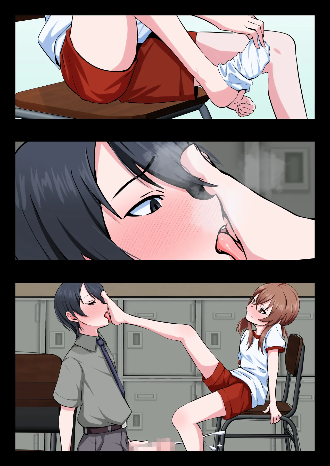 Kyoushi no Mesuiki Yatsu○ ni Ochita Hentai Kyoushi page 38 original parody - full color mosaic censorship hentai manga - read online free