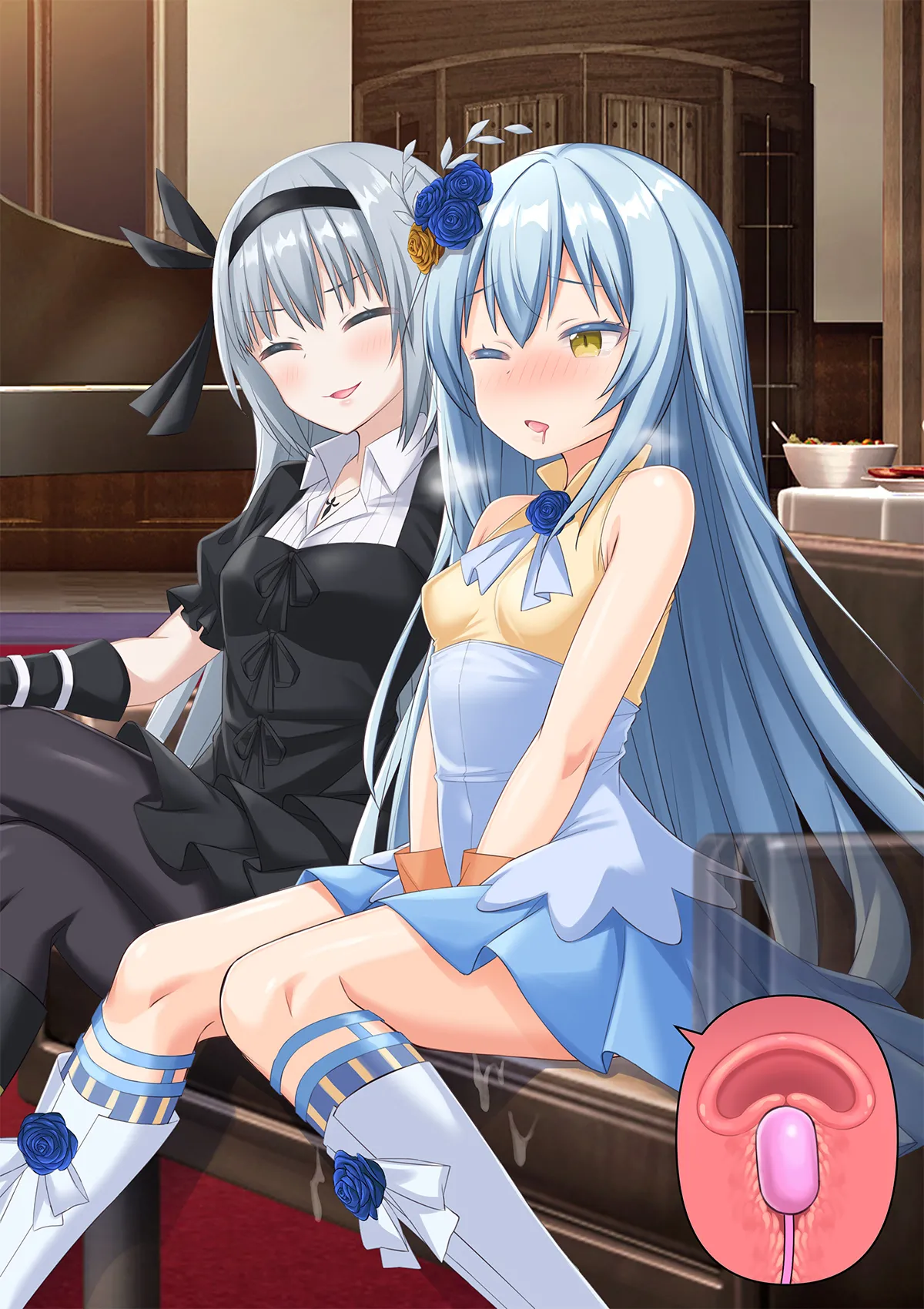 Bishoujo Body de GothLoli Maou ni Les Choukyou Sare Mesu Ochita Ken page 136 featuring rimuru tempest tensei shitara slime datta ken parody - mosaic censorship pantyhose hentai manga - read online free