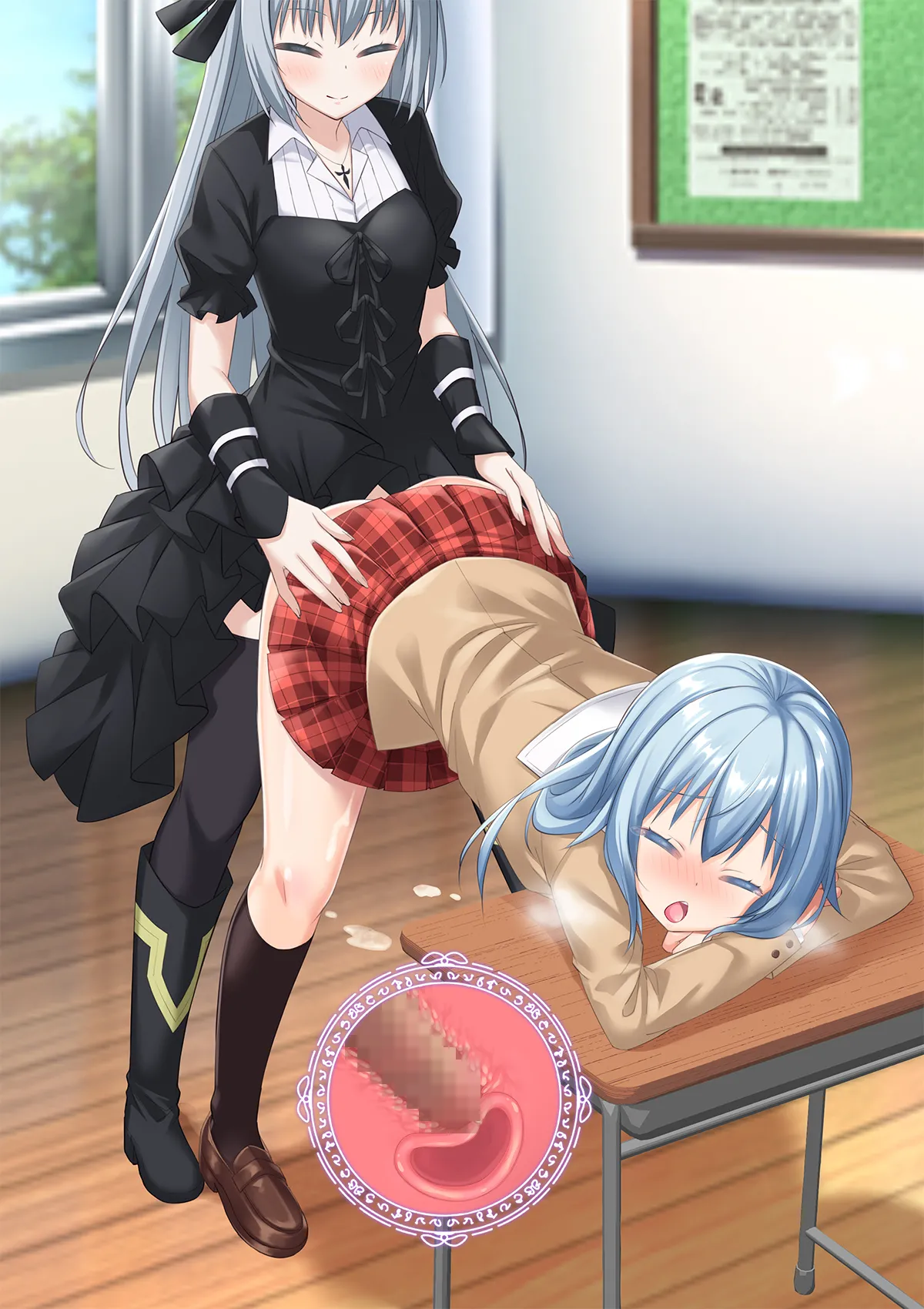 Bishoujo Body de GothLoli Maou ni Les Choukyou Sare Mesu Ochita Ken page 206 featuring rimuru tempest tensei shitara slime datta ken parody - mosaic censorship pantyhose hentai manga - read online free