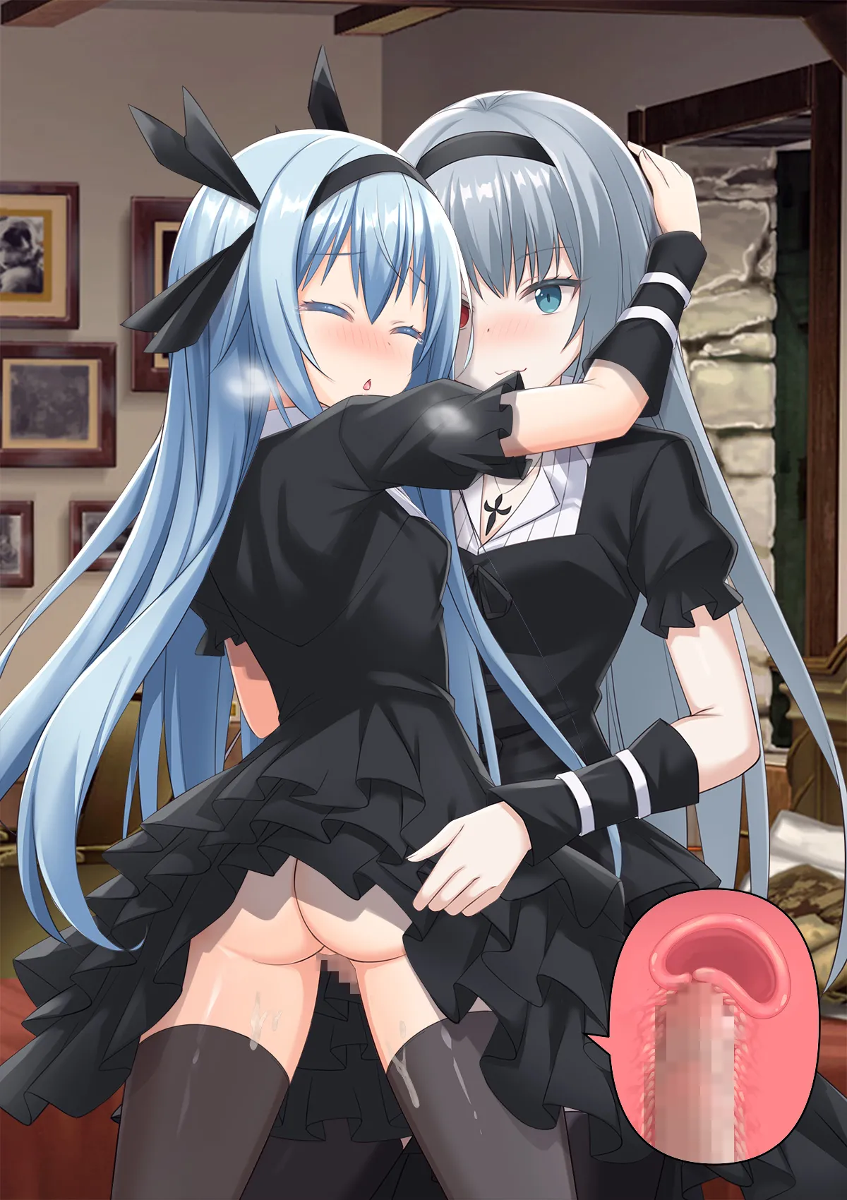 Bishoujo Body de GothLoli Maou ni Les Choukyou Sare Mesu Ochita Ken page 236 featuring rimuru tempest tensei shitara slime datta ken parody - mosaic censorship pantyhose hentai manga - read online free