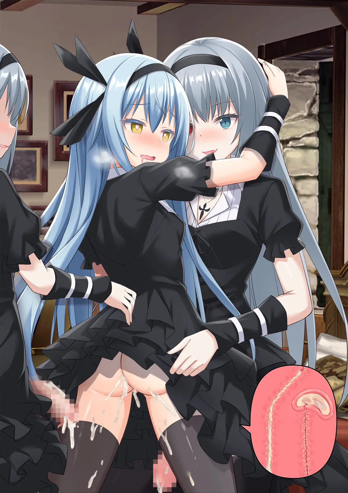 Page 243 of [Onna Kishi no Shiro (Yukimi Iris, Knight)] Bishoujo Body de GothLoli Maou ni Les Choukyou Sare Mesu Ochita Ken (Tensei Shitara Slime datta Ken)