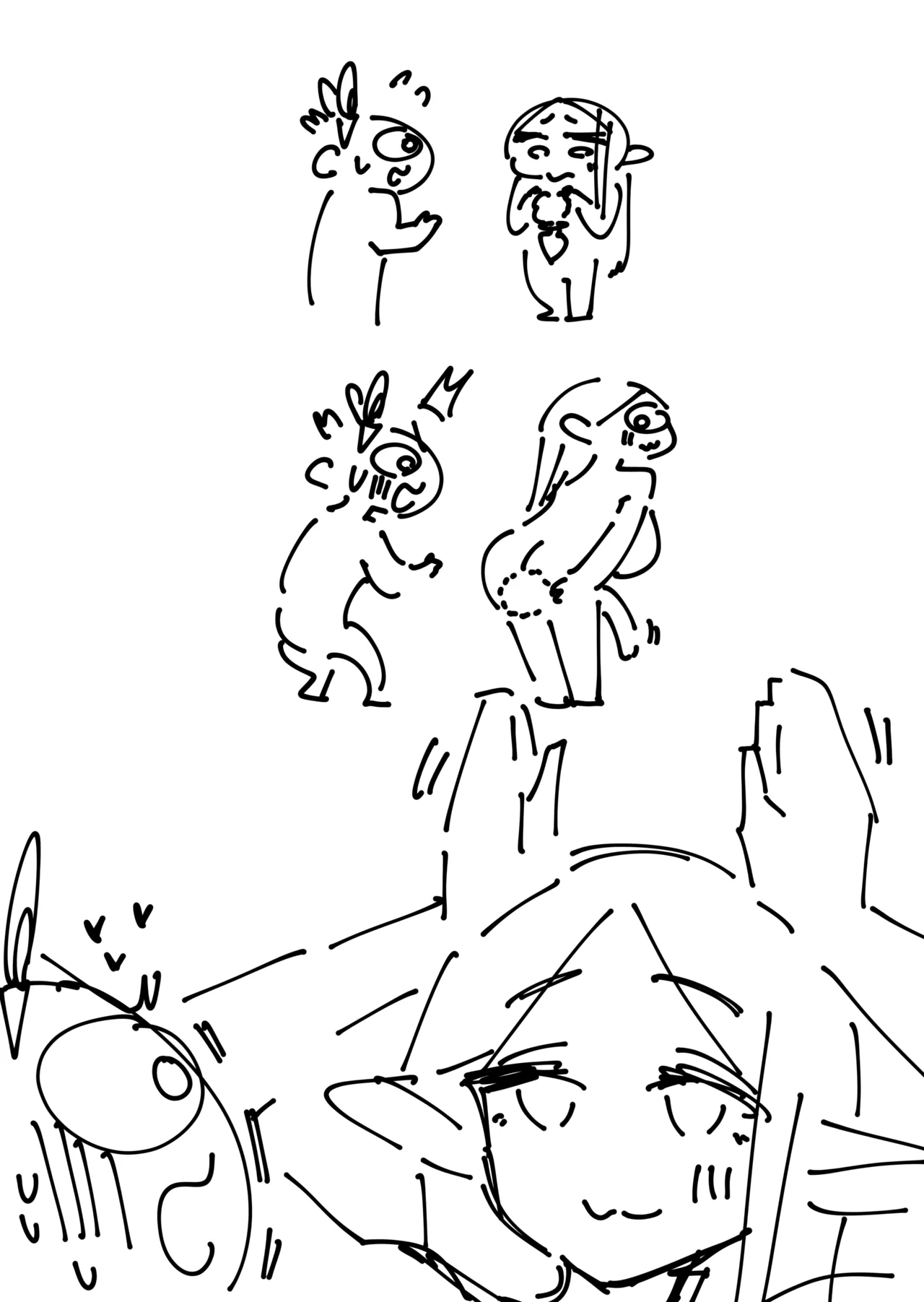 Futanari no Elf vol.3 mini manga page 105 original parody - futanari elf hentai manga - read online free