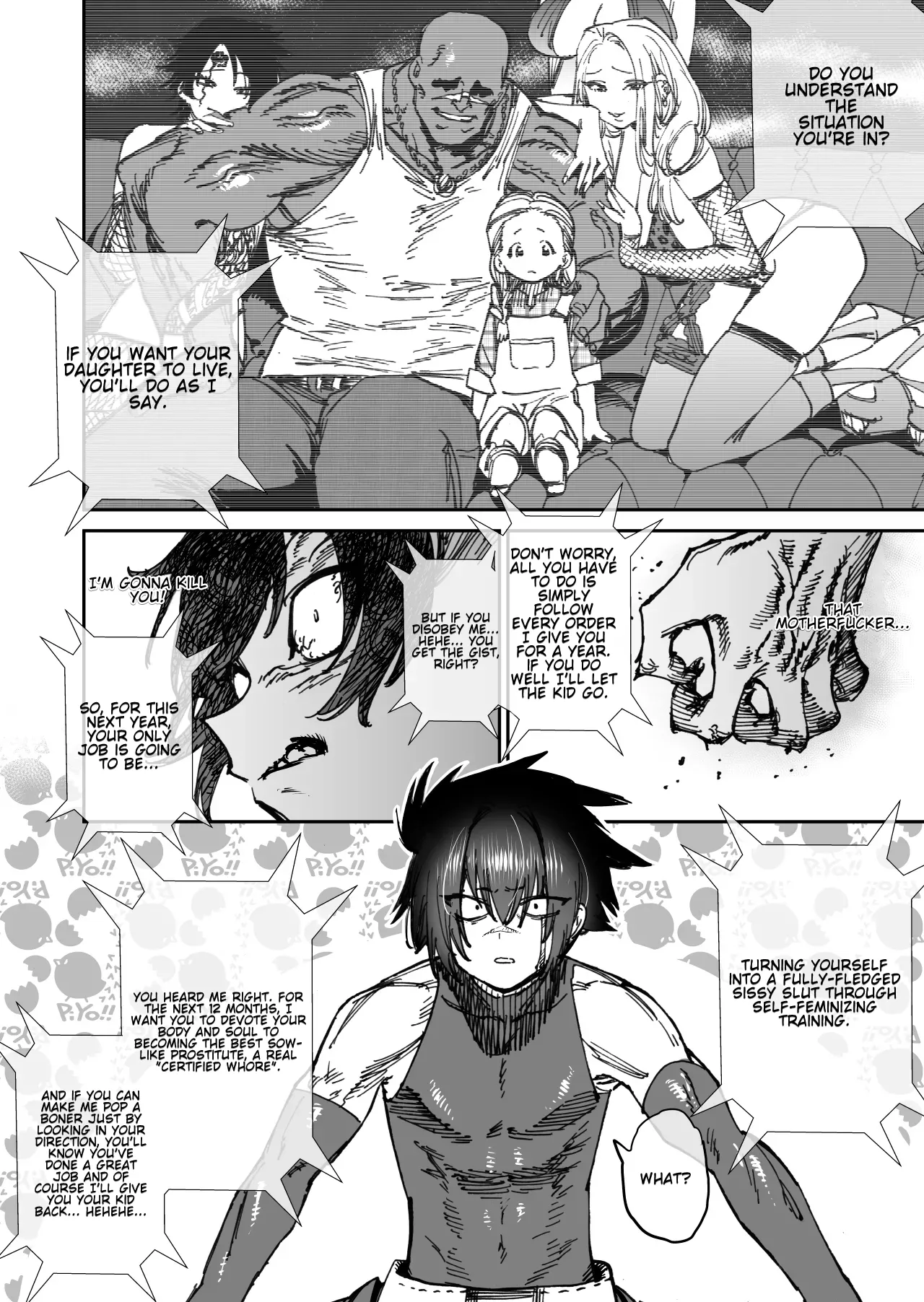 Page 2 of [Horieros] "Mesu Ochi" Sekai Saikyou no Koroshiya Self Mesu-ka Kaizou | The World's Strongest Assassin Self-Feminization (Ongoing)[English]