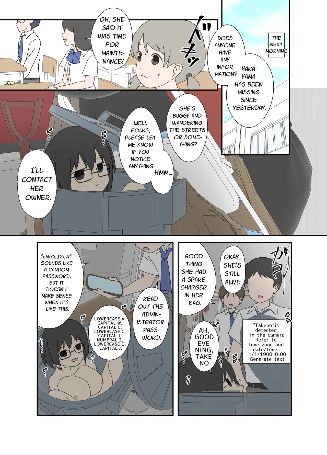 Electronic Brain page 19 original parody - full color robot hentai manga - read online free