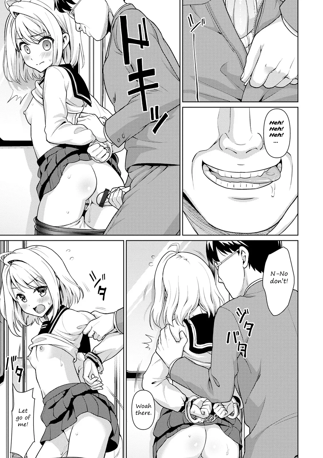 Mukuchi Shoujo no Chikan Higai - Chapter 1 page 21 original parody - business suit glasses hentai manga - read online free