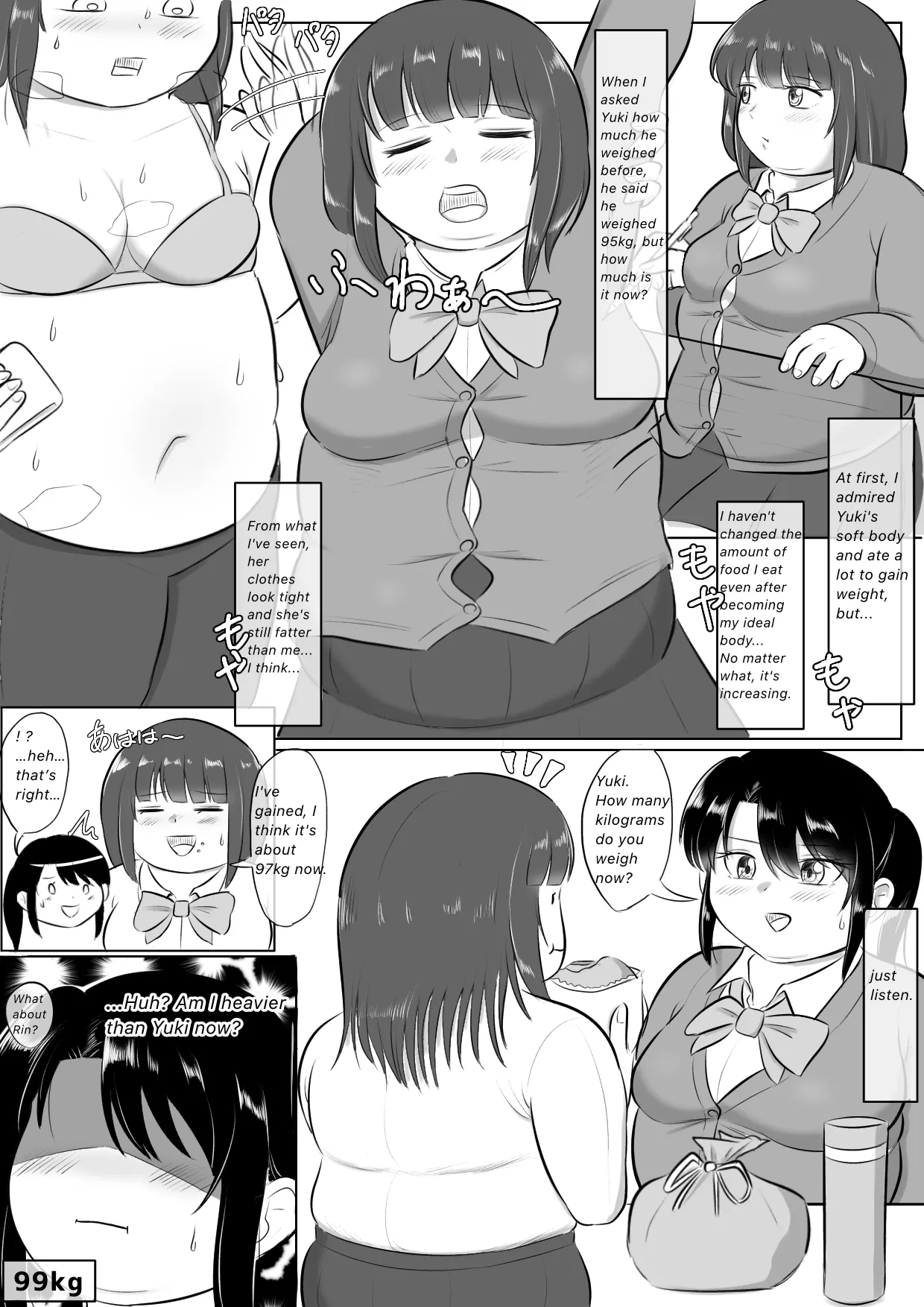 Longing for softness page 17 original parody - bbw weight gain hentai manga - read online free