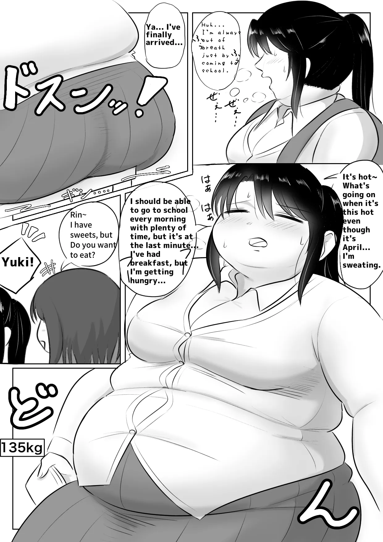 Longing for softness page 41 original parody - bbw weight gain hentai manga - read online free
