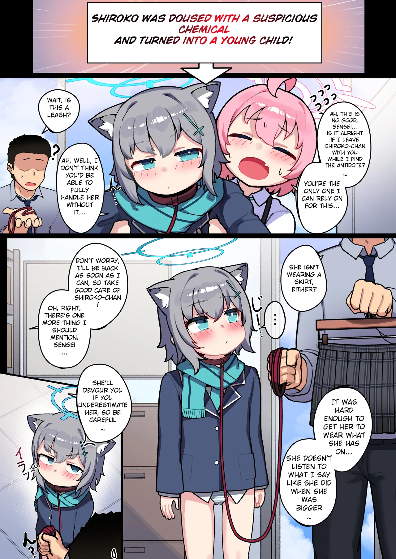 Page 32 of [Leonat Koubou (Leonat)] SCHALE Houkokusho: Ninshin / Shussan Kiroku2 | SCHALE Report: Records of Pregnancies/Births 2 (Blue Archive) [English] [Digital]