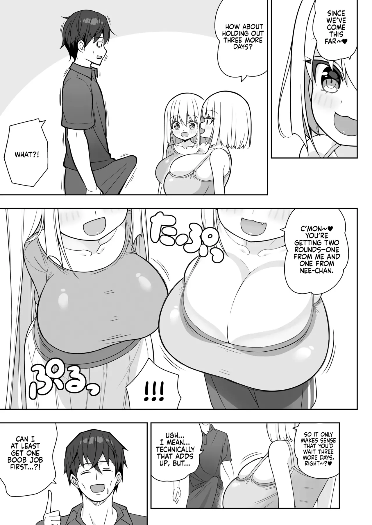 [Othello Ice (shuz)] Dekitara Hasande Agemasu!ru 2 | If You Hold Out, We’ll Give You a Boob Job (For Real)! 2 [English] [Sonarin迫] page 16 original parody - sole male paizuri hentai manga - read online free