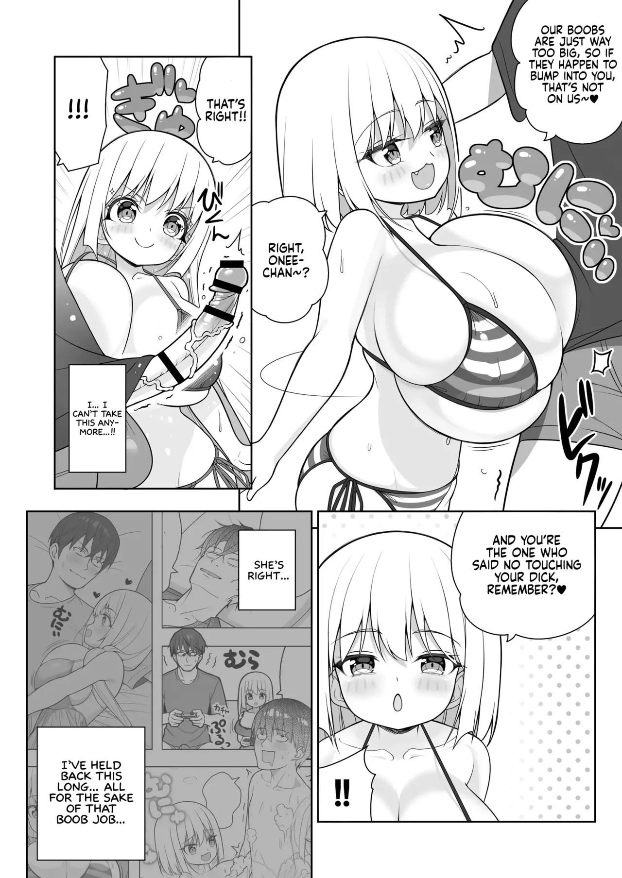 [Othello Ice (shuz)] Dekitara Hasande Agemasu!ru 2 | If You Hold Out, We’ll Give You a Boob Job (For Real)! 2 [English] [Sonarin迫] page 43 original parody - sole male paizuri hentai manga - read online free