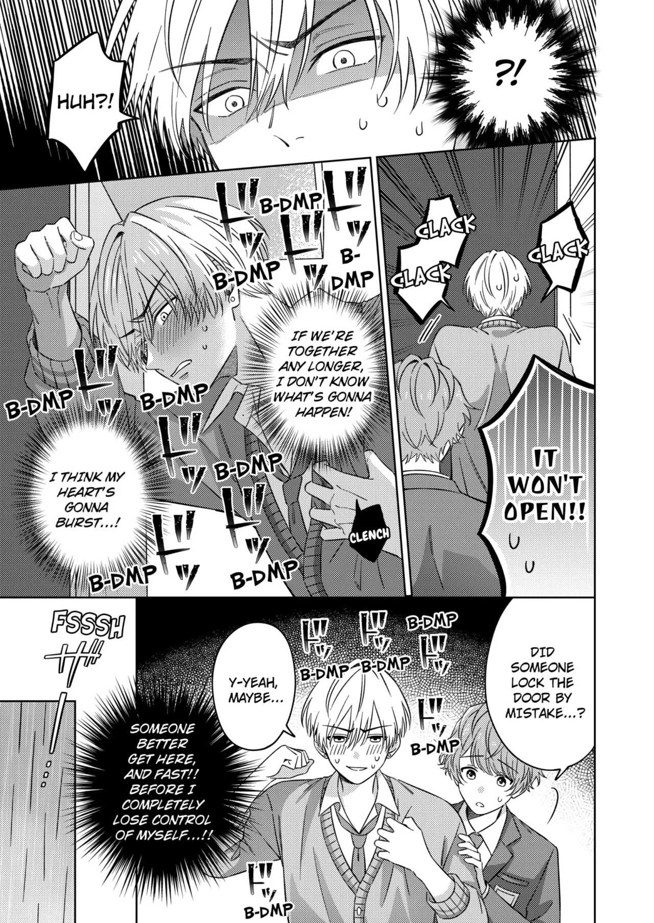 [Naruse Yori] Nanami-kun no Fukenzen na Mousouheki | Nanami's Indecent Fantasies Chapter 1-6 [English] page 14 - full censorship males only hentai manga - read online free